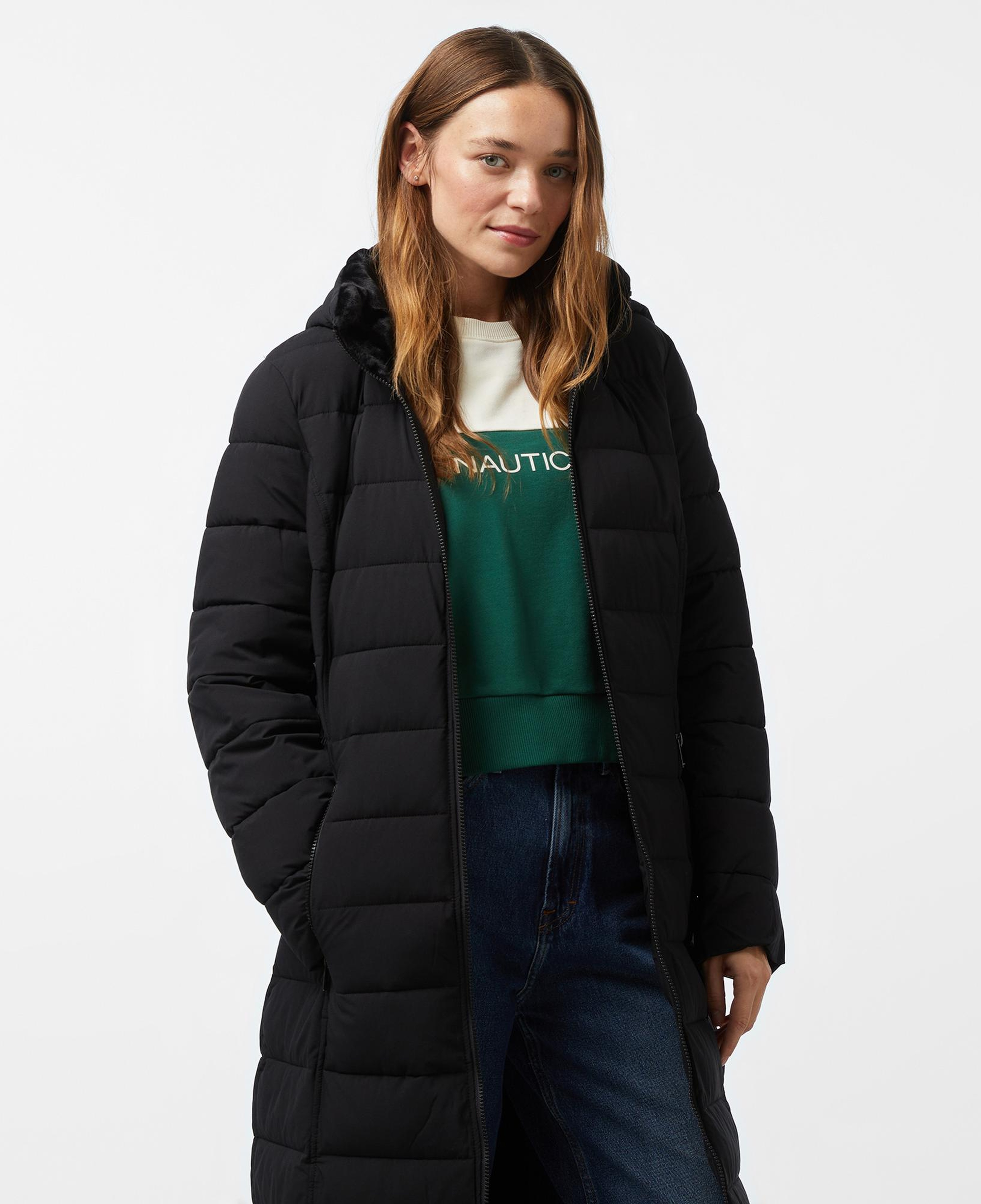 Nautica Kadın Siyah Mont
