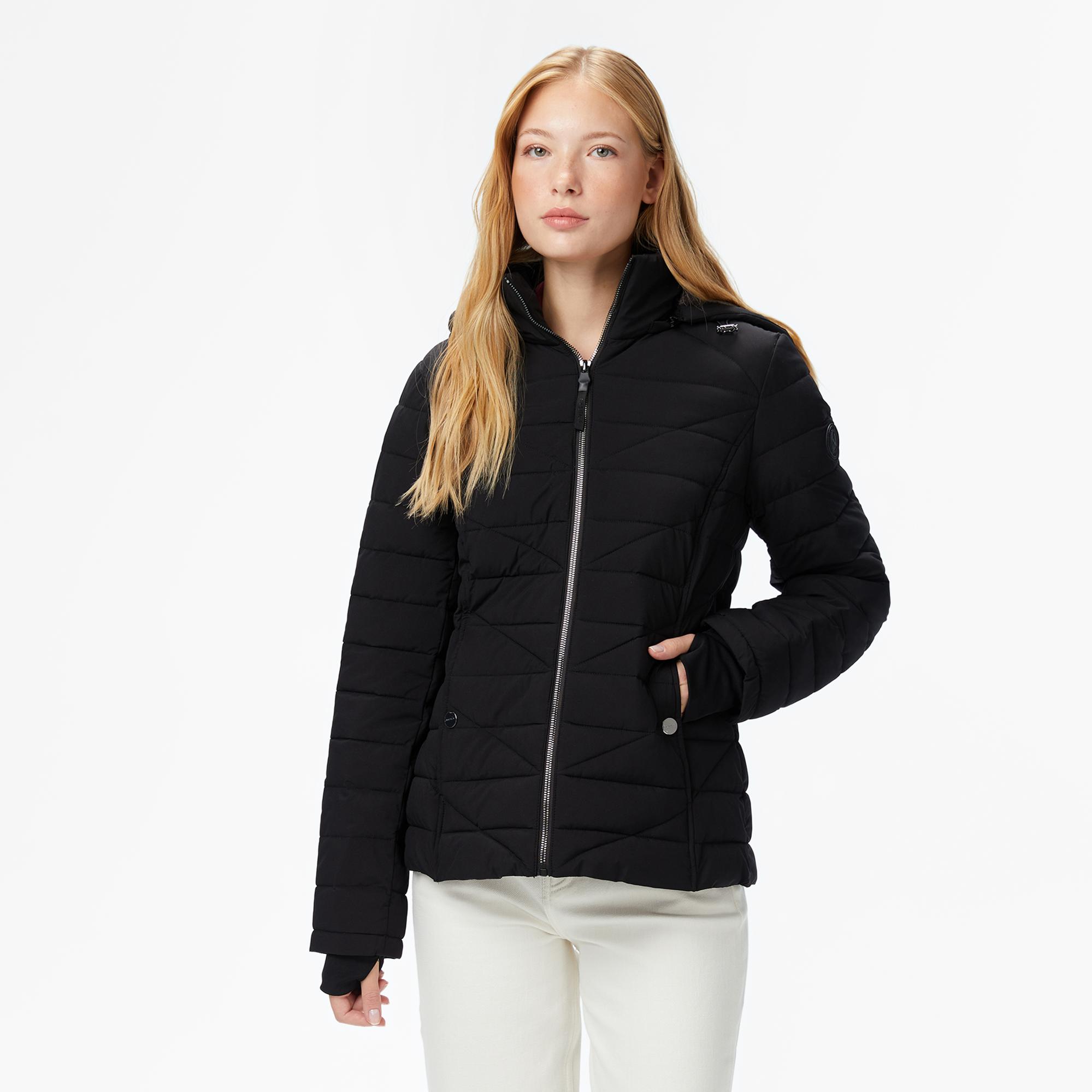 Nautica Kadın Siyah Regular Fit Mont