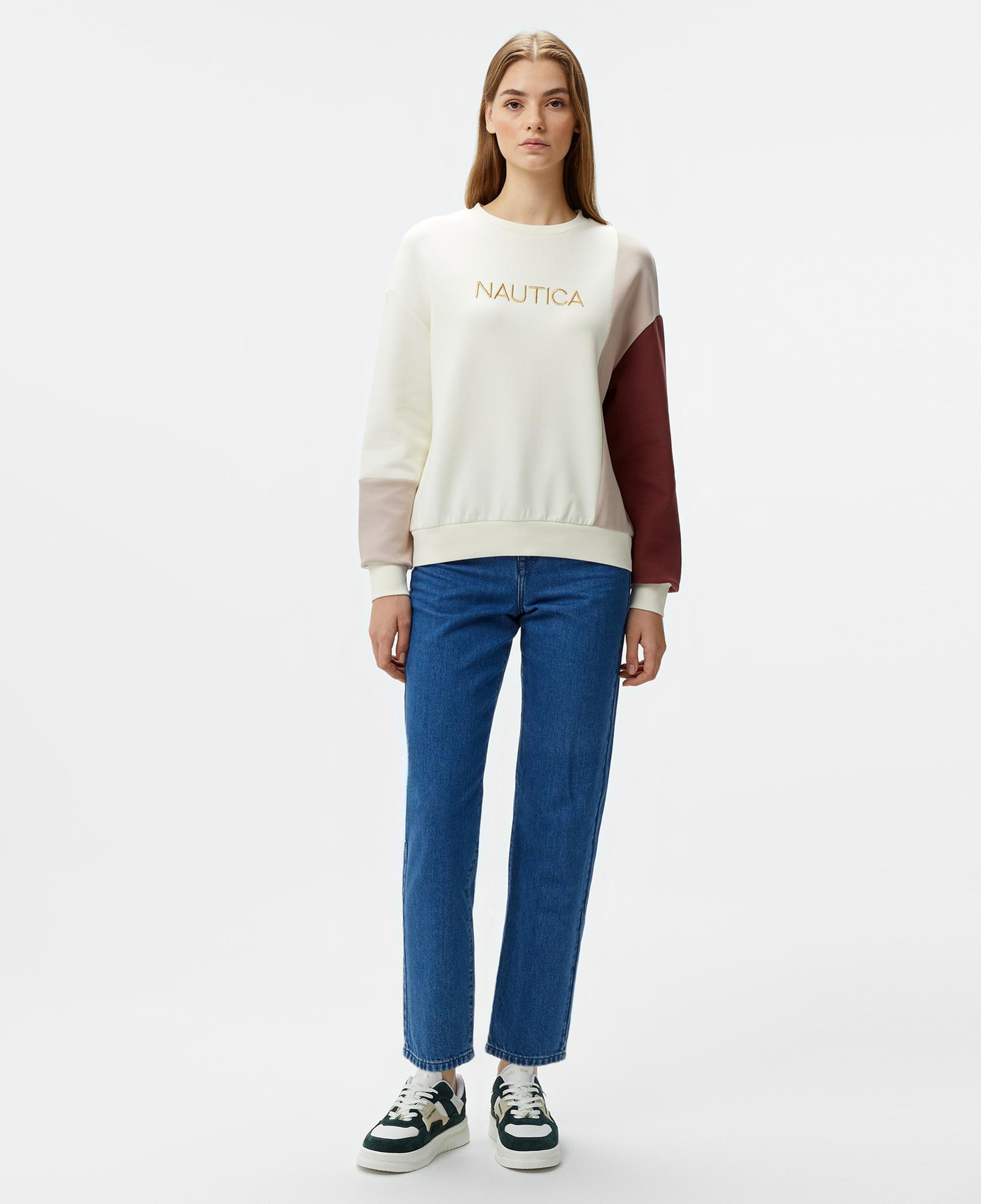 Nautica Kadın Pembe Regular Fit Sweatshirt