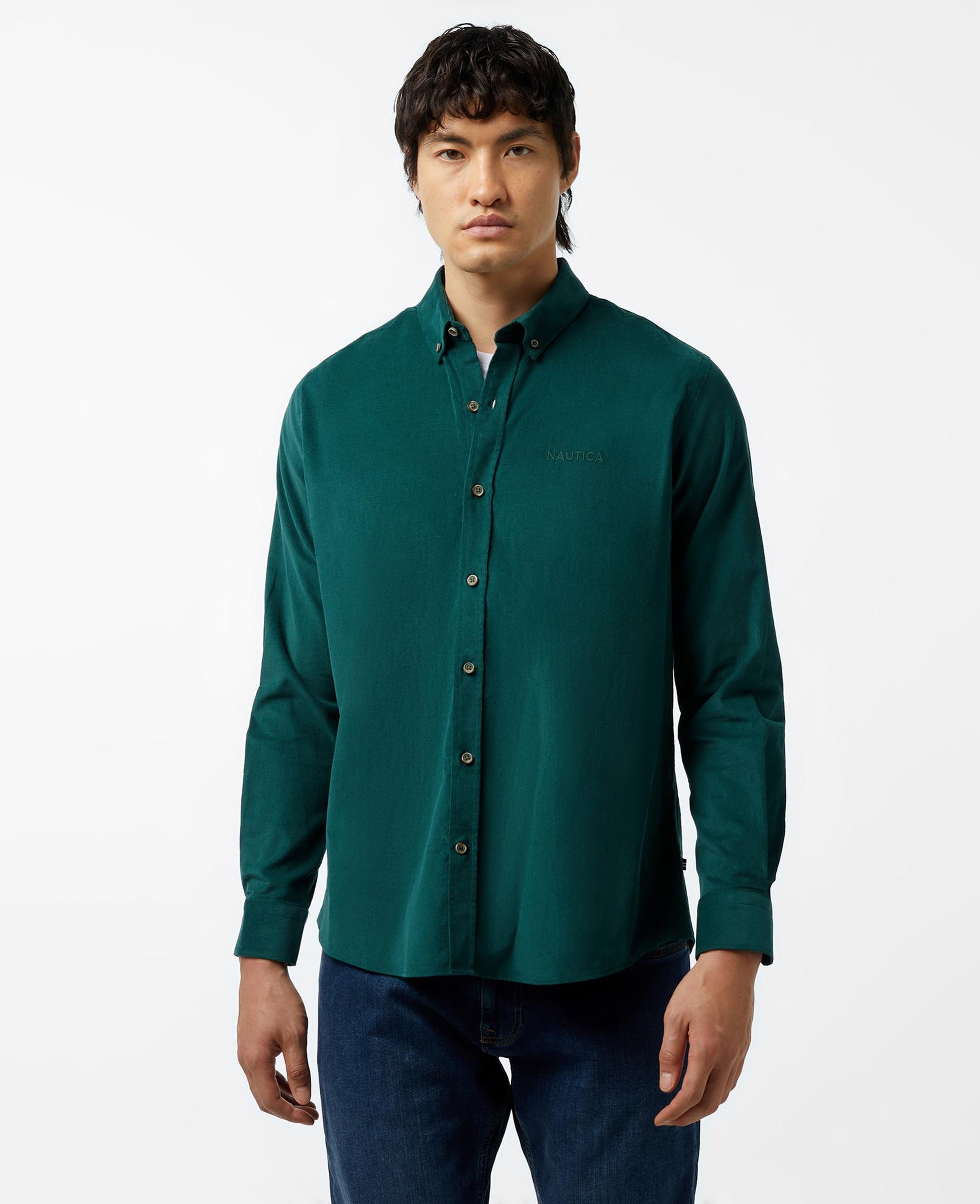 Nautica Erkek Yeşil Classic Fit Gömlek