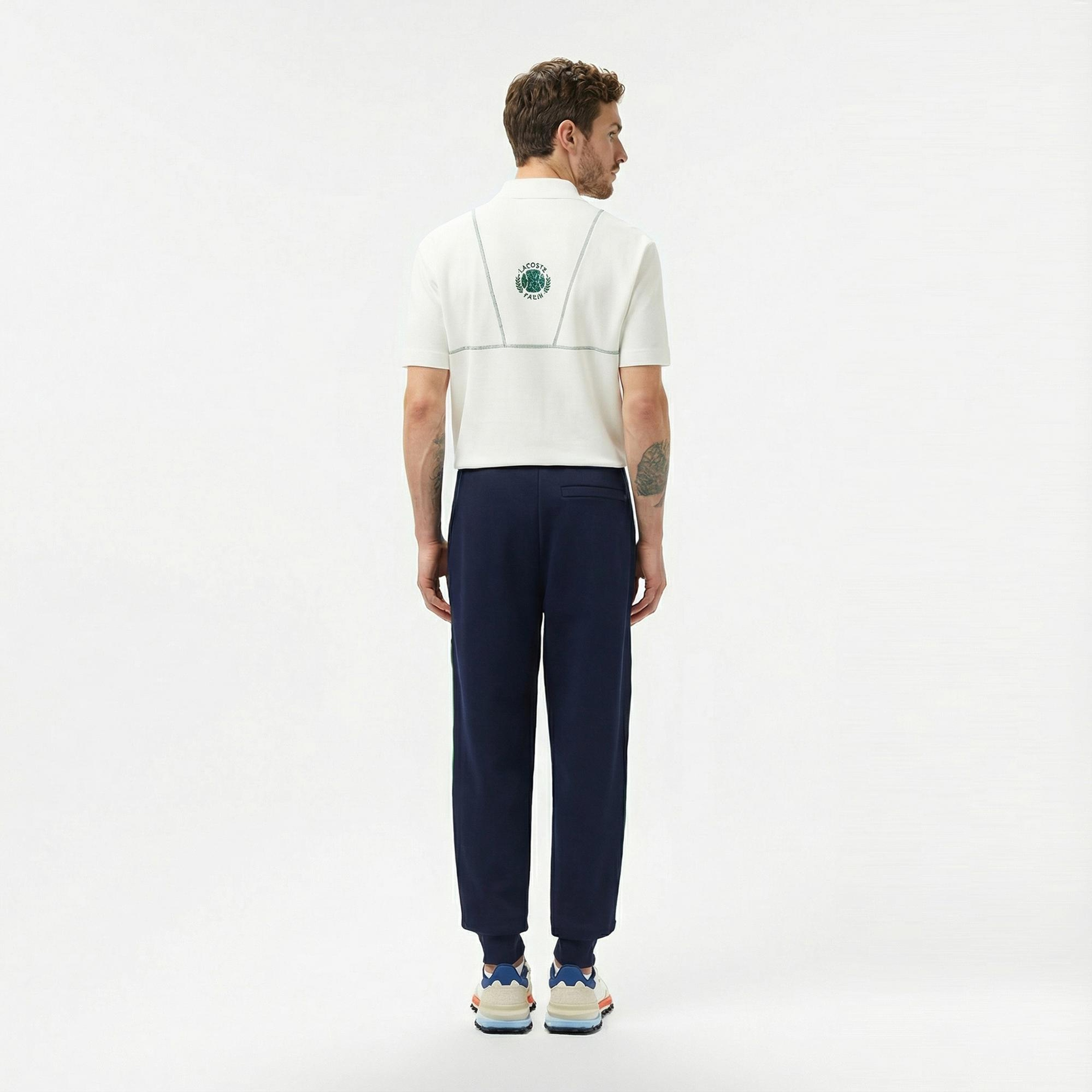Lacoste Erkek Regular Fit Baskılı Lacivert Eşofman Altı