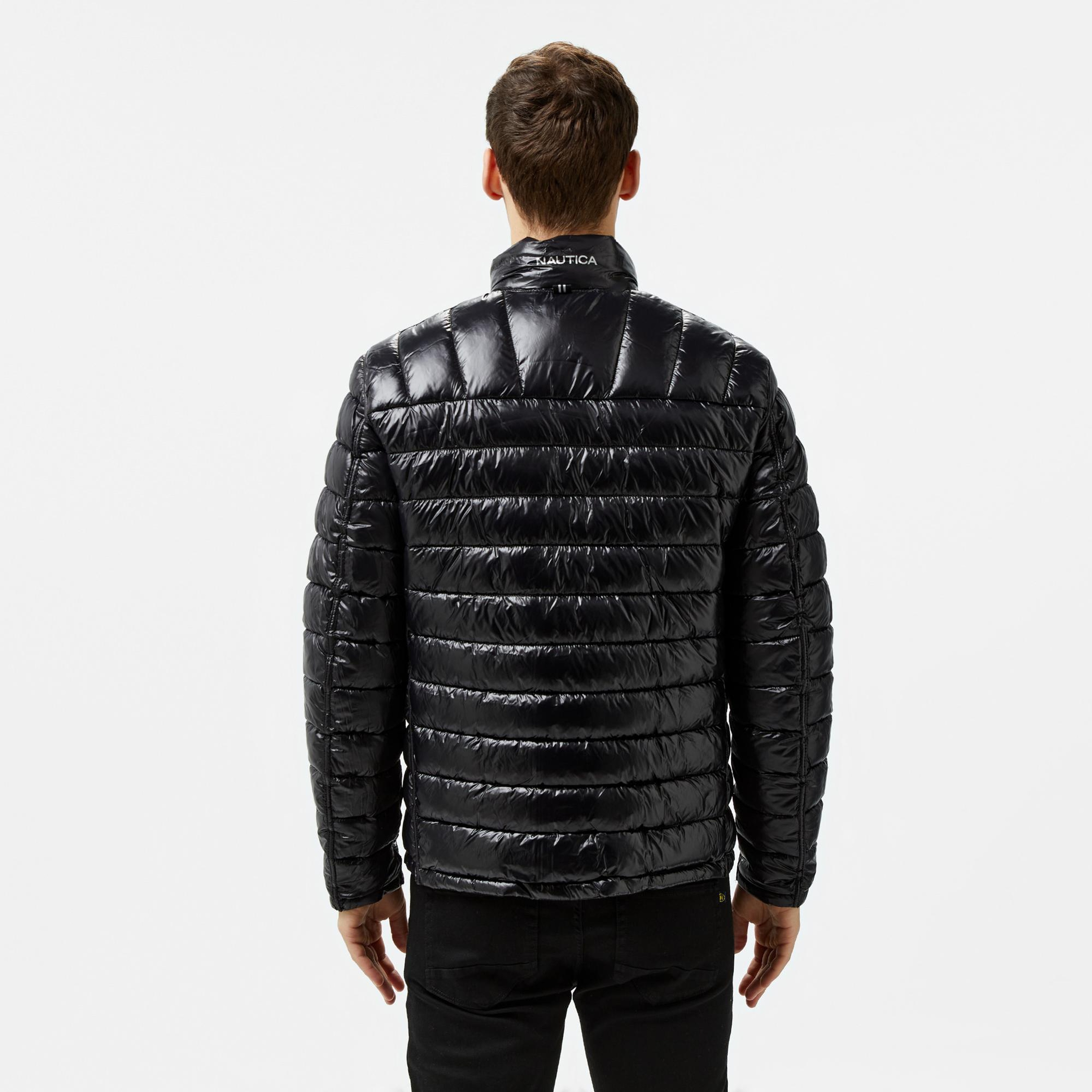 Nautica Erkek Siyah Çift Taraflı Mont