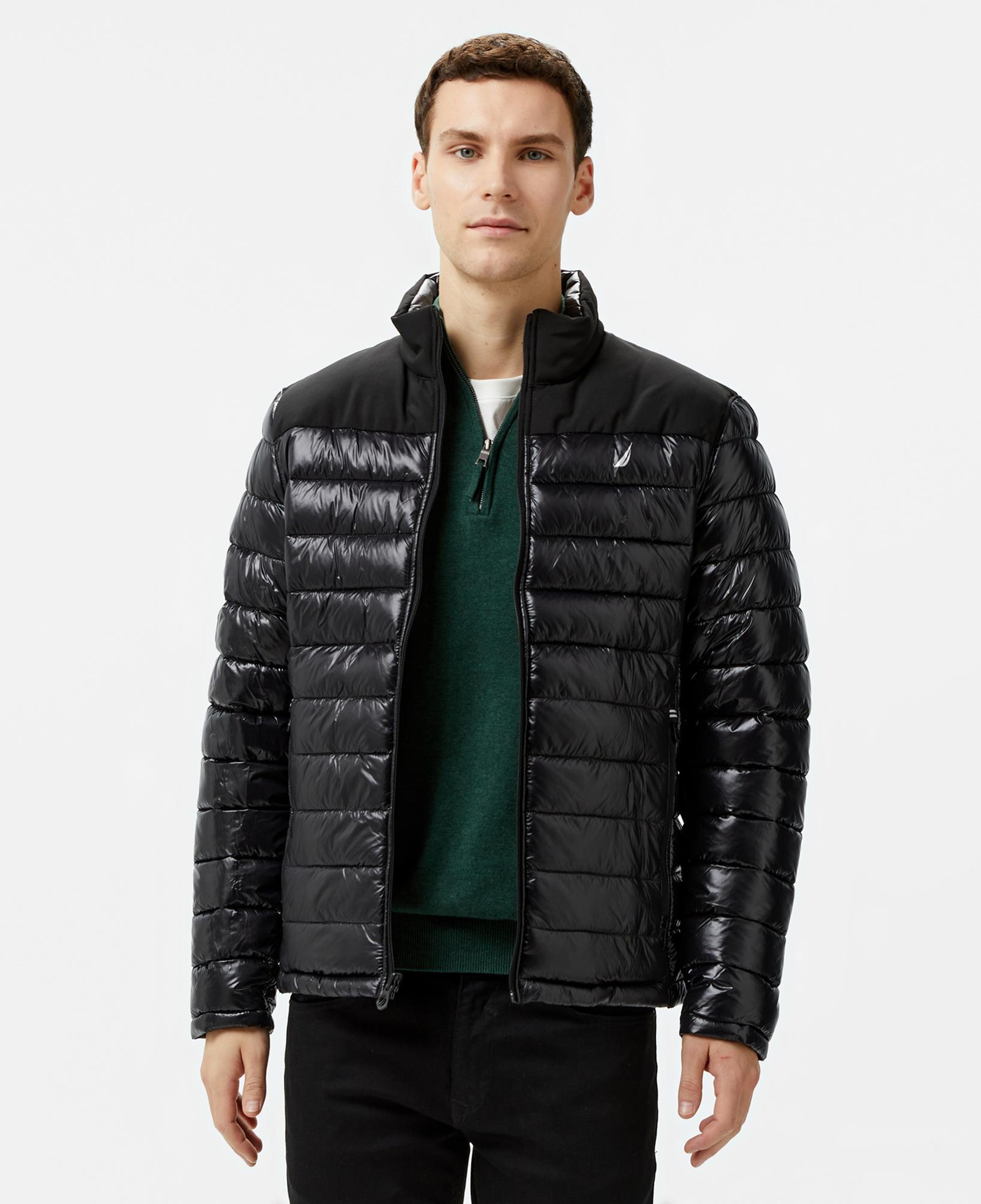 Nautica Erkek Siyah Çift Taraflı Mont