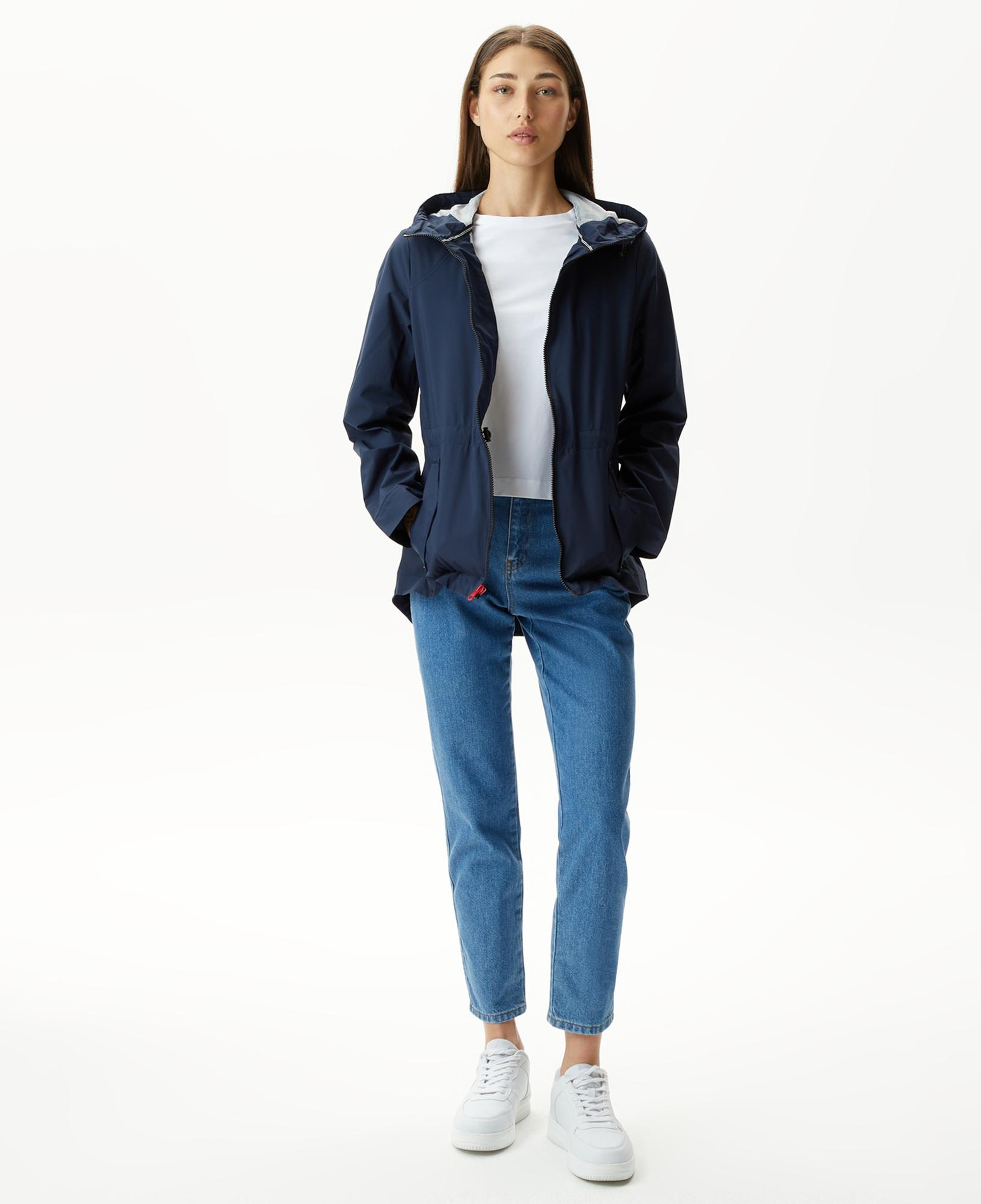 Nautica Kadın Lacivert Yağmurluk