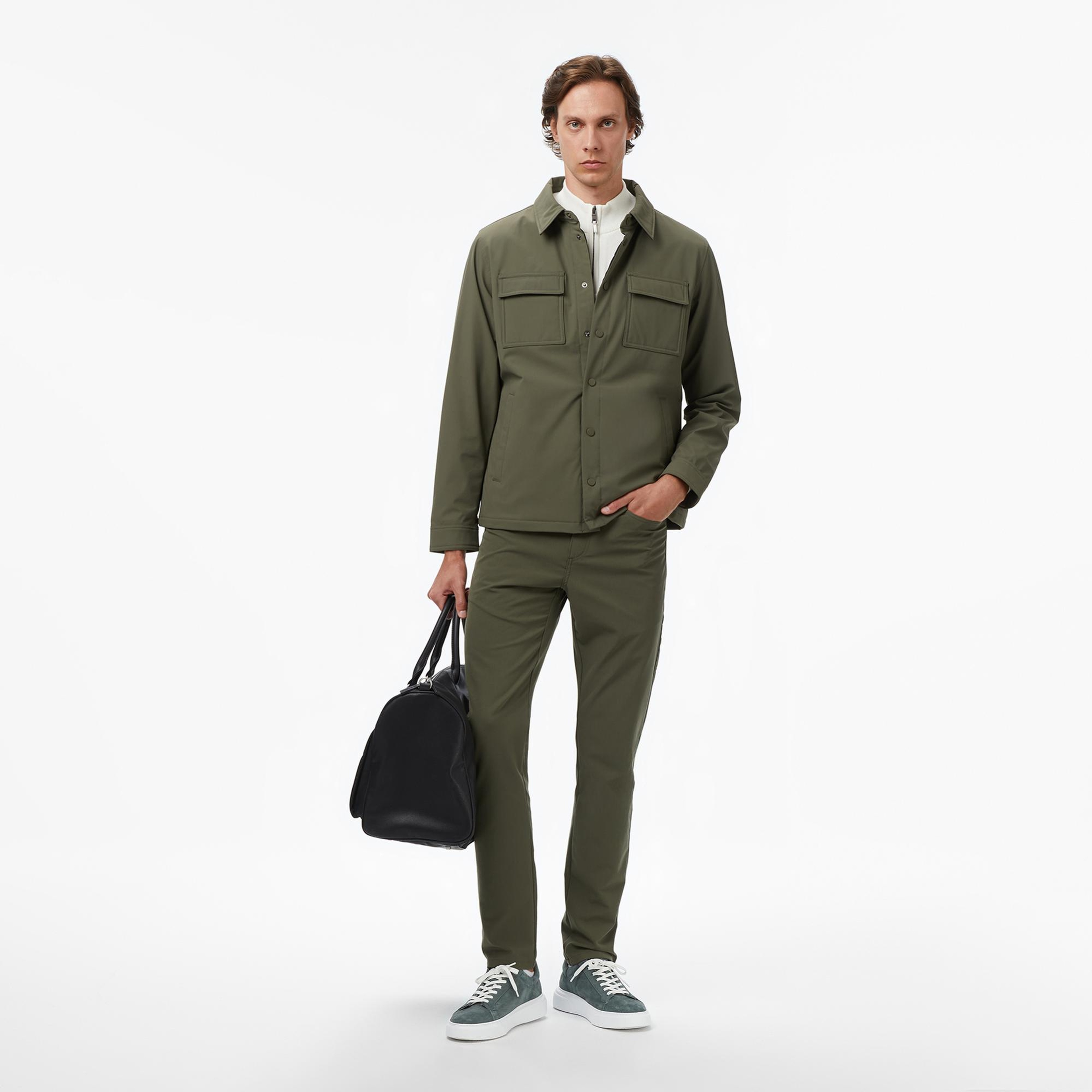 Nautica Erkek Yeşil Slim Fit Pantolon