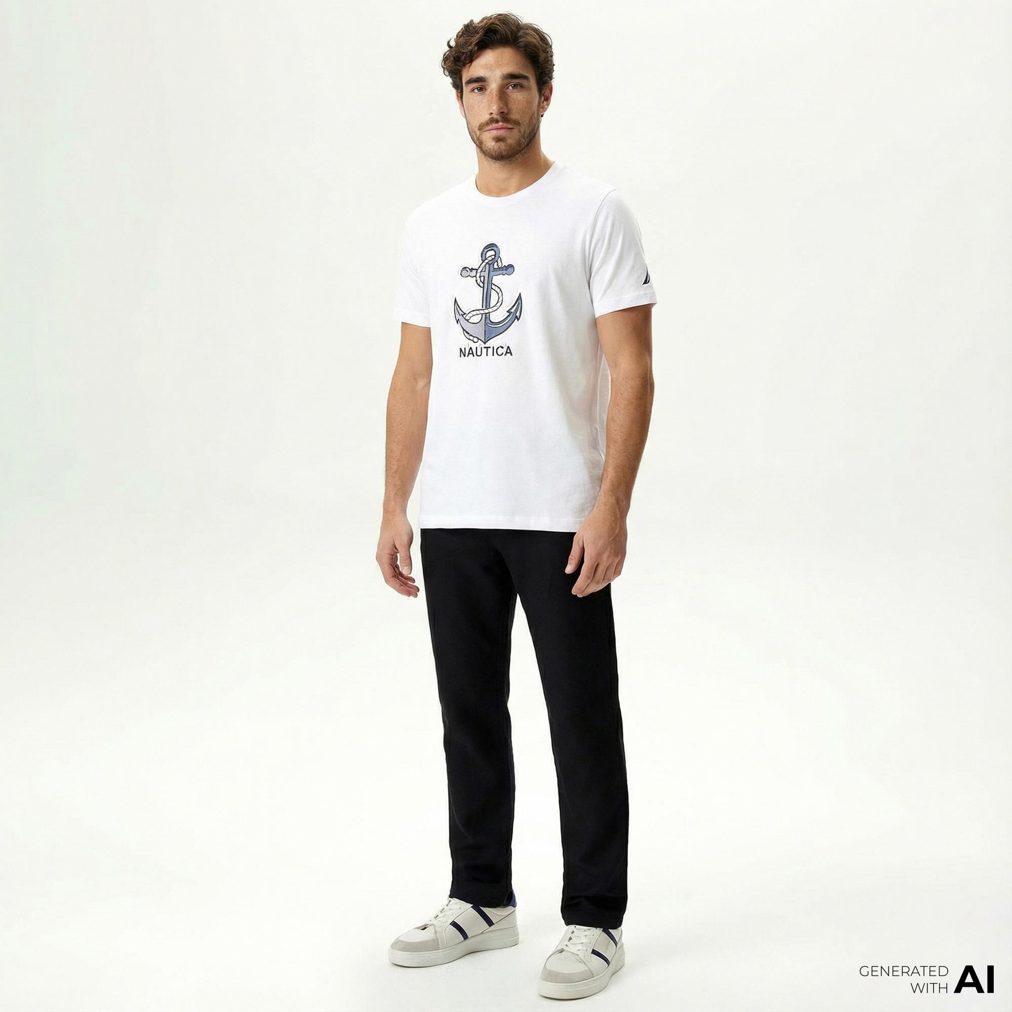 Nautica Erkek Siyah Classic Fit Pantolon