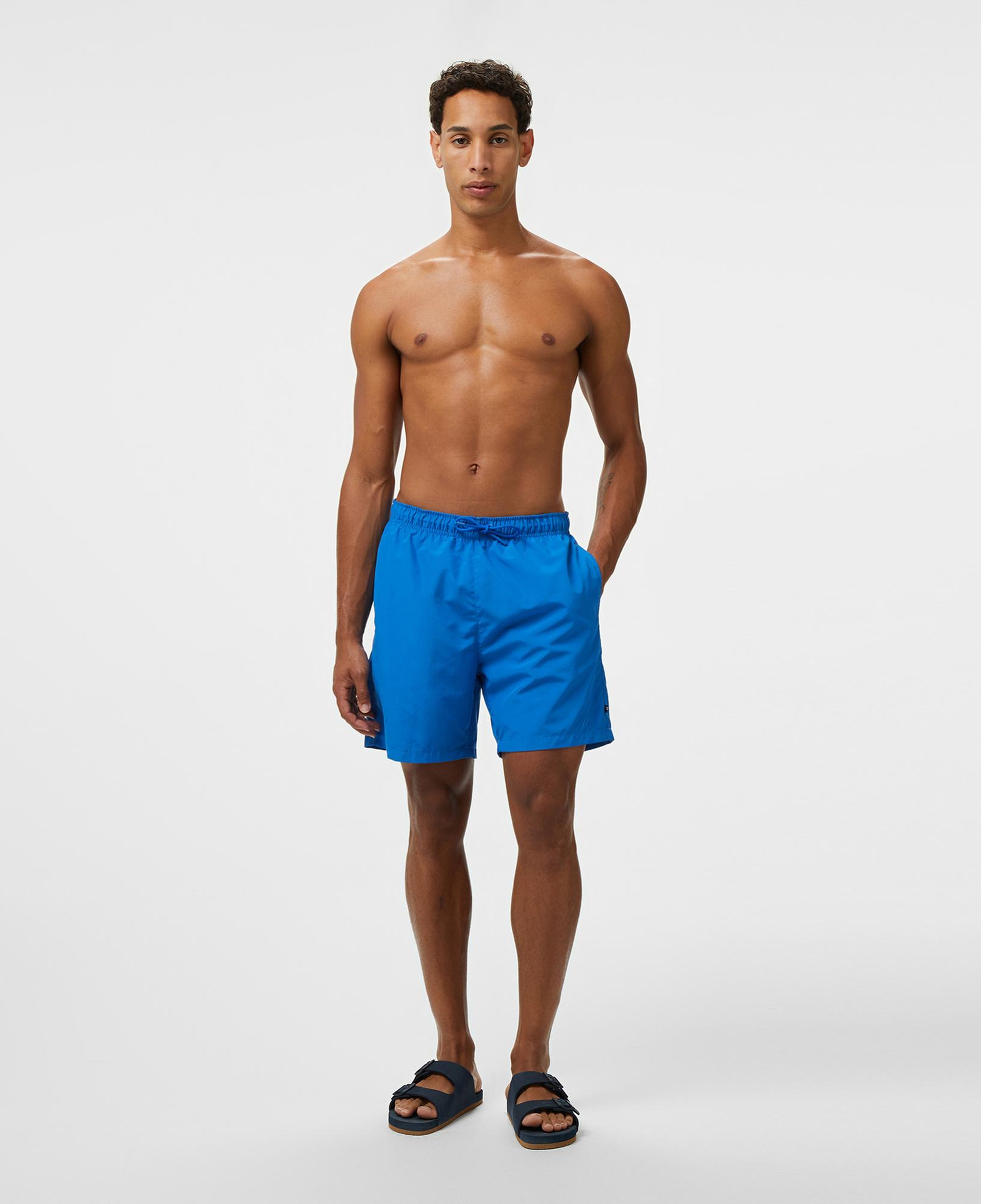 Nautica Erkek Mavi Regular Fit Suda Renk Değiştiren Deniz Şortu