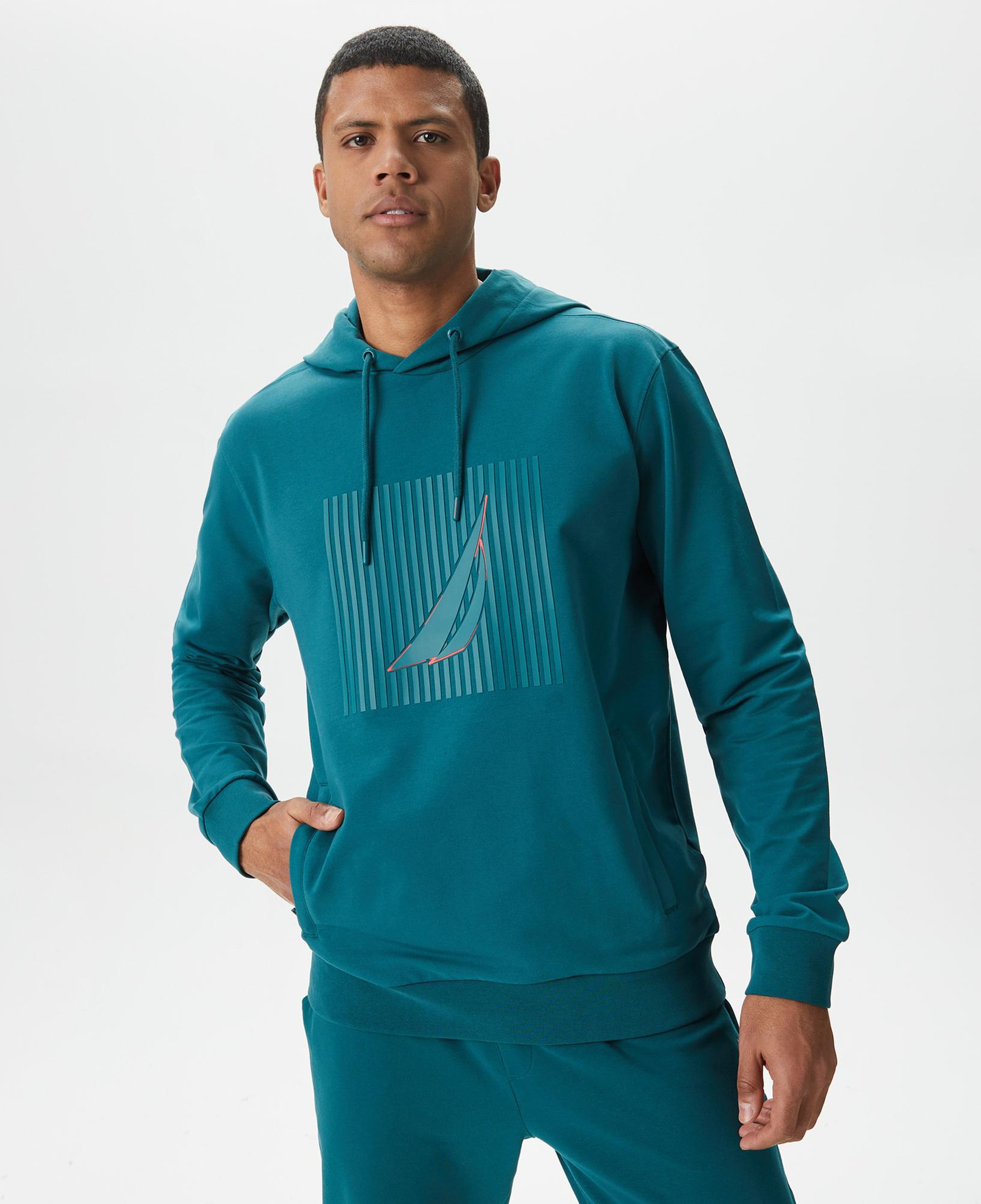 Nautica Erkek Yeşil Standart Fit Sweatshirt
