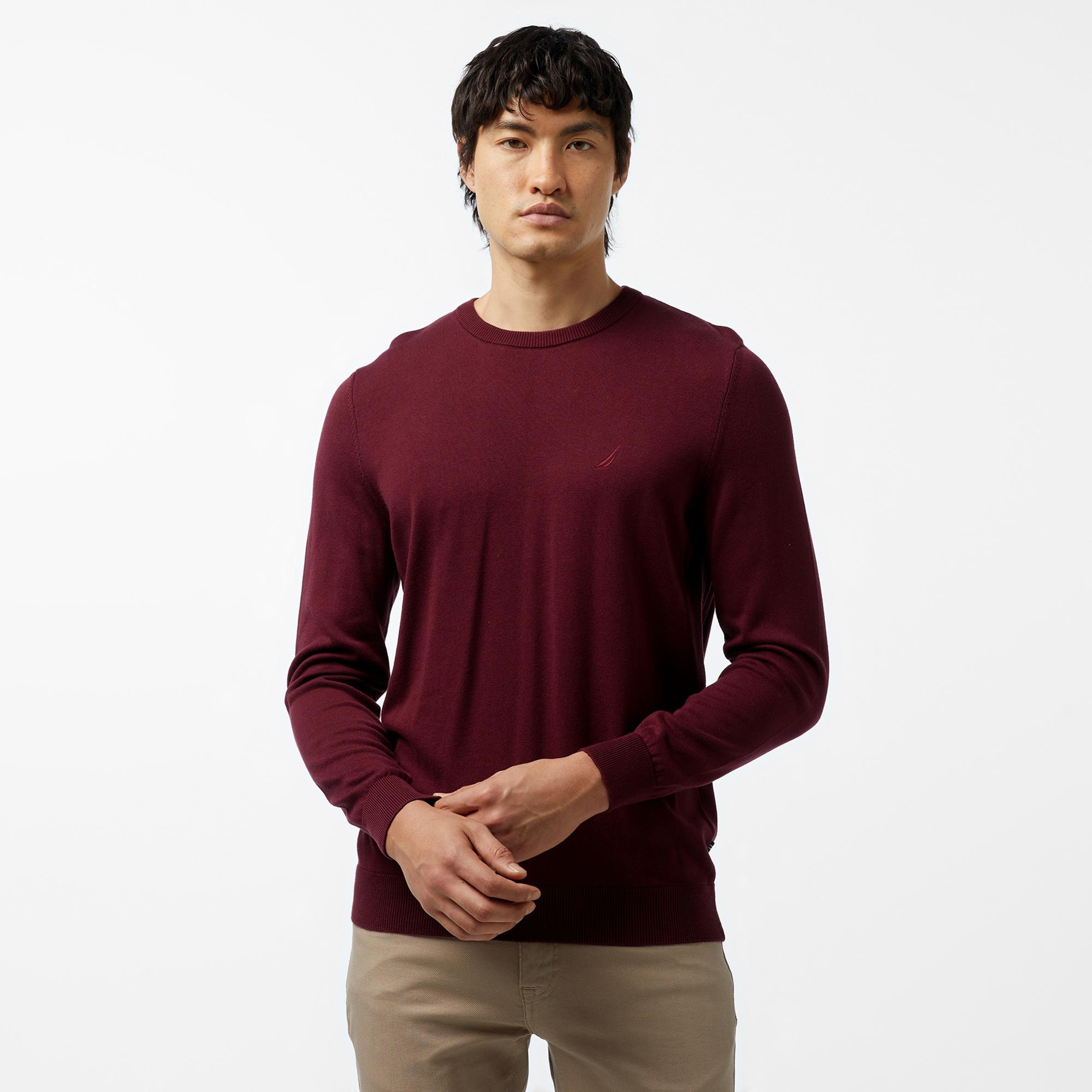 Nautica Erkek Bordo Regular Fit Kazak