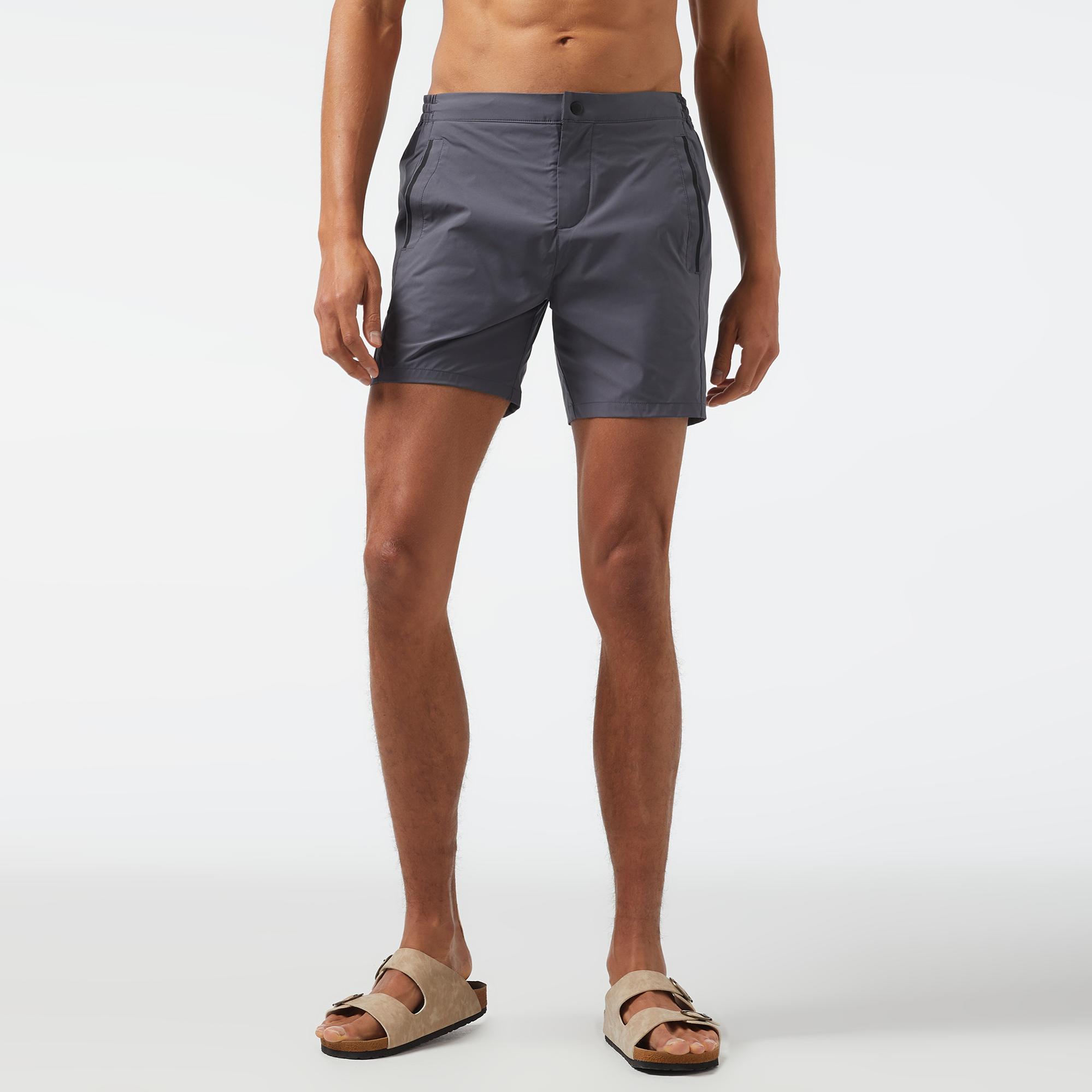 Nautica Erkek Gri Classic Fit Şort