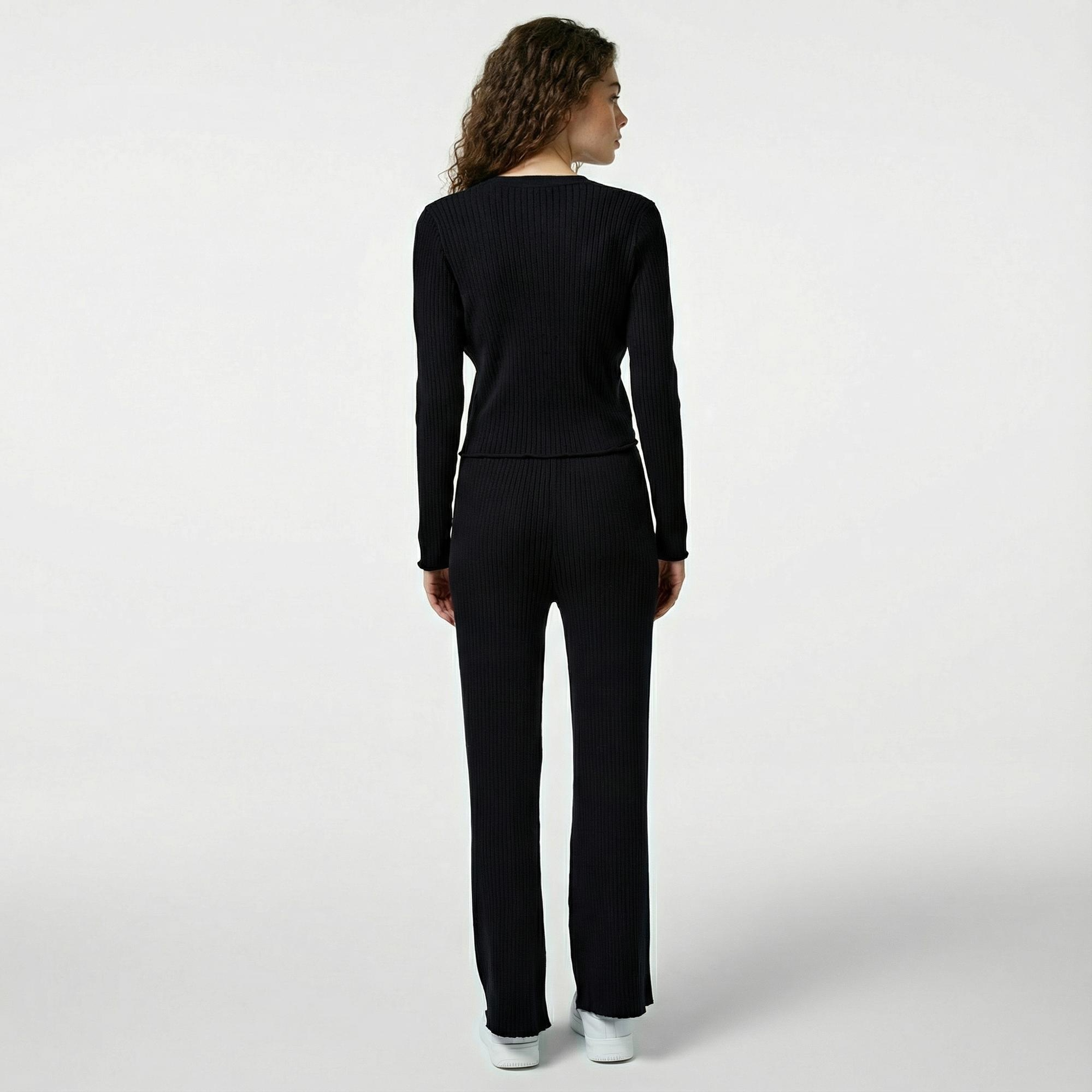 Nautica Kadın Siyah Regular Fit Pantolon