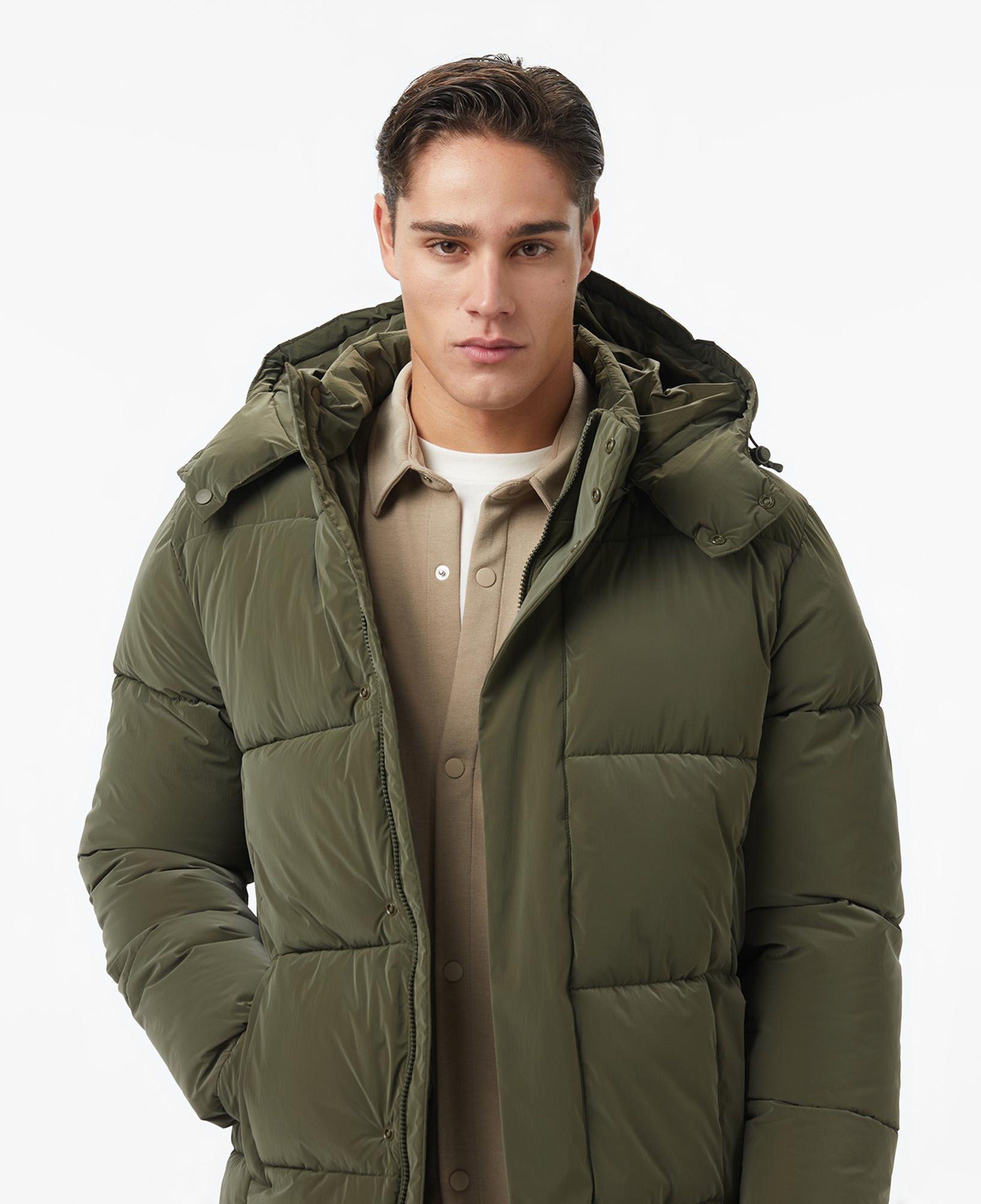 Nautica Erkek Yeşil Regular Fit Mont