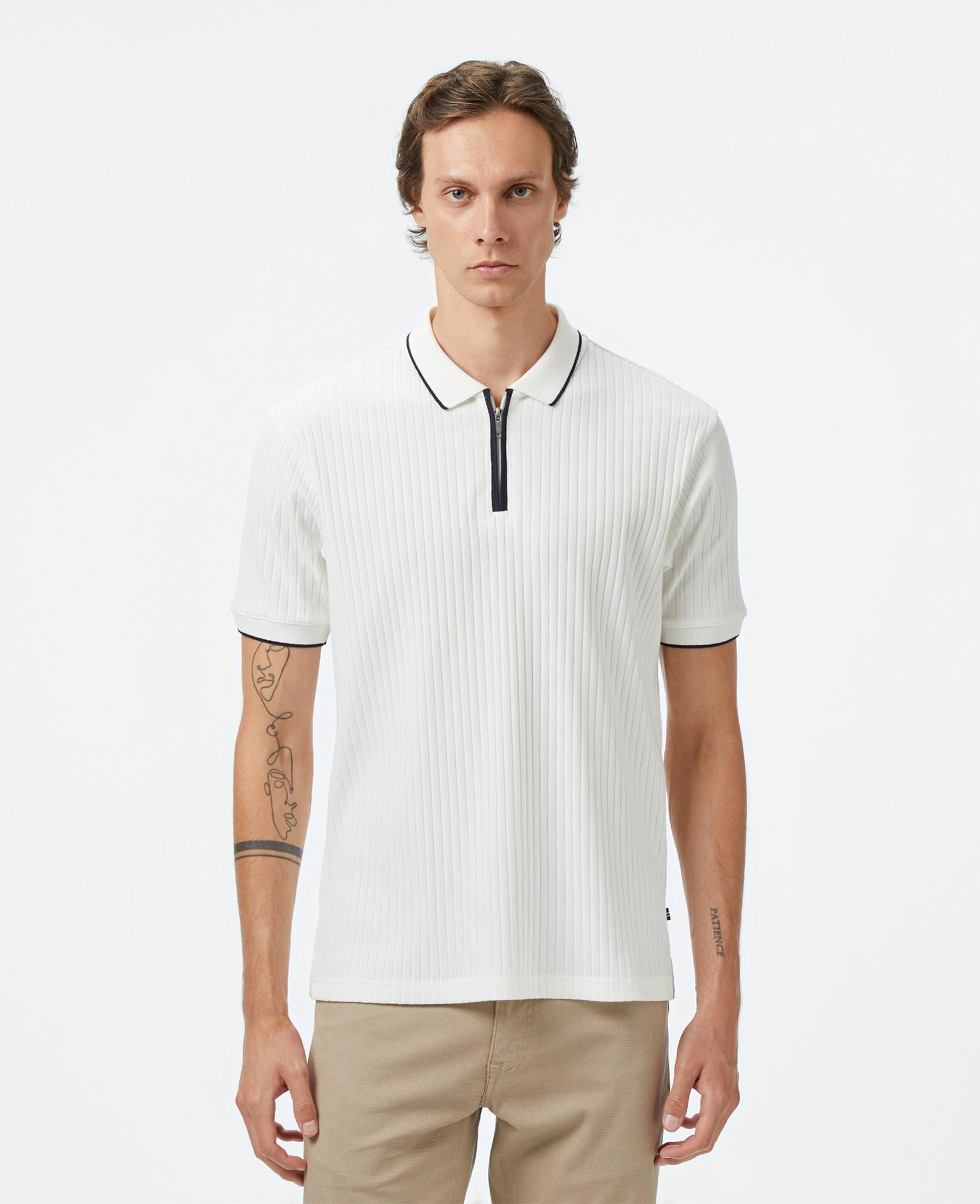 Nautica Erkek Beyaz Classic Fit Polo Yaka T-Shirt