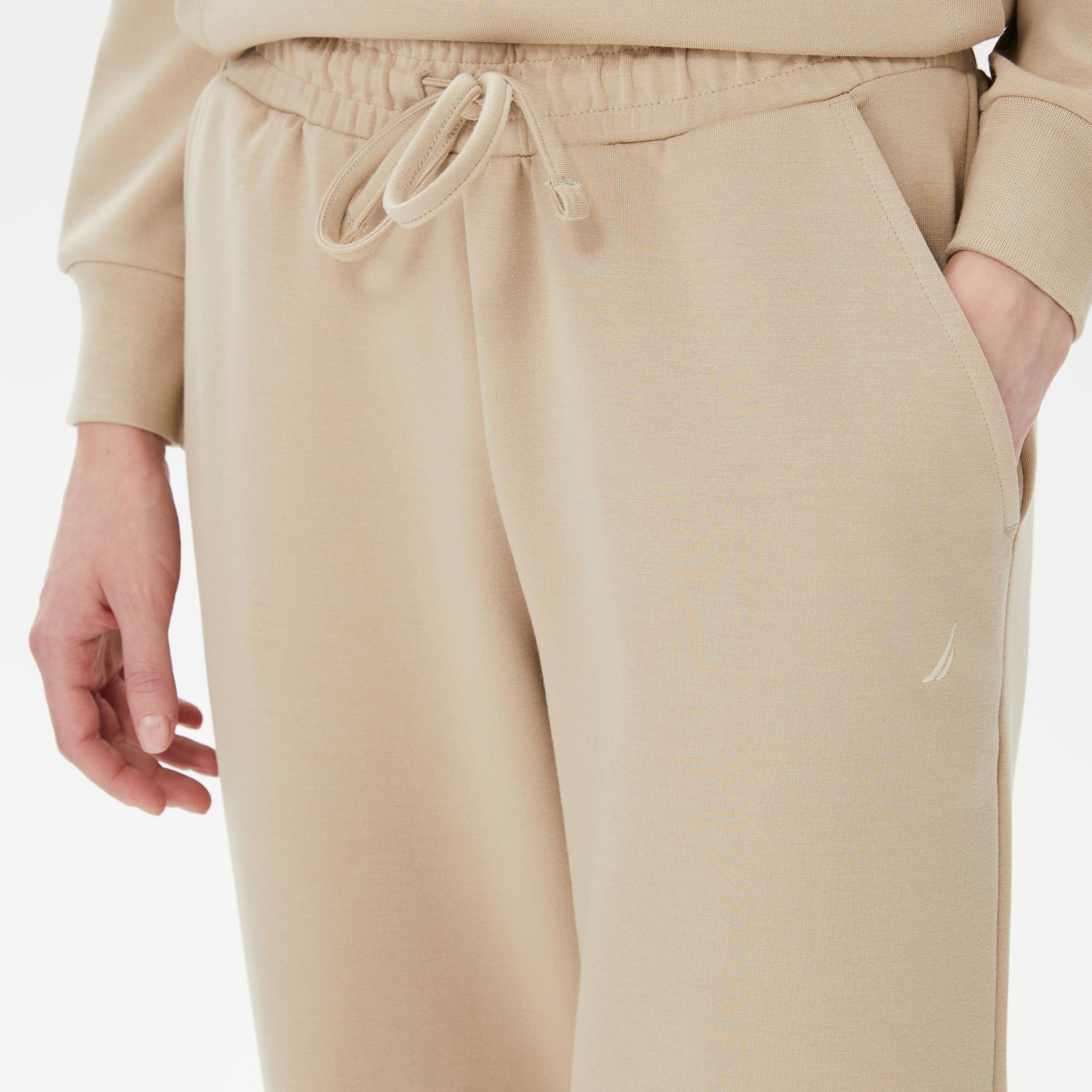 Nautica Kadın Kırık Beyaz Relaxed Fit Eşofman Altı