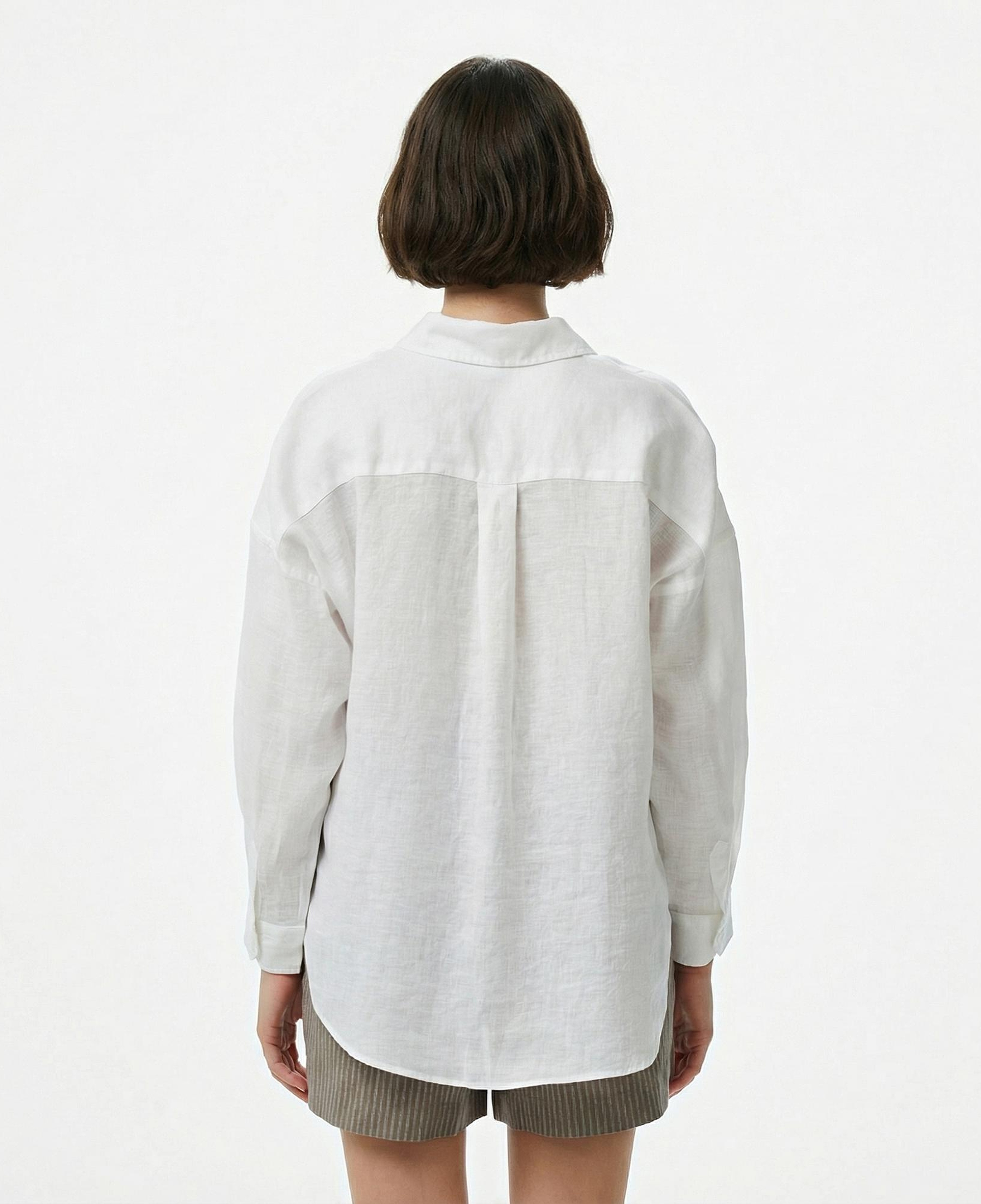 Nautica Kadın Beyaz Regular Fit Gömlek