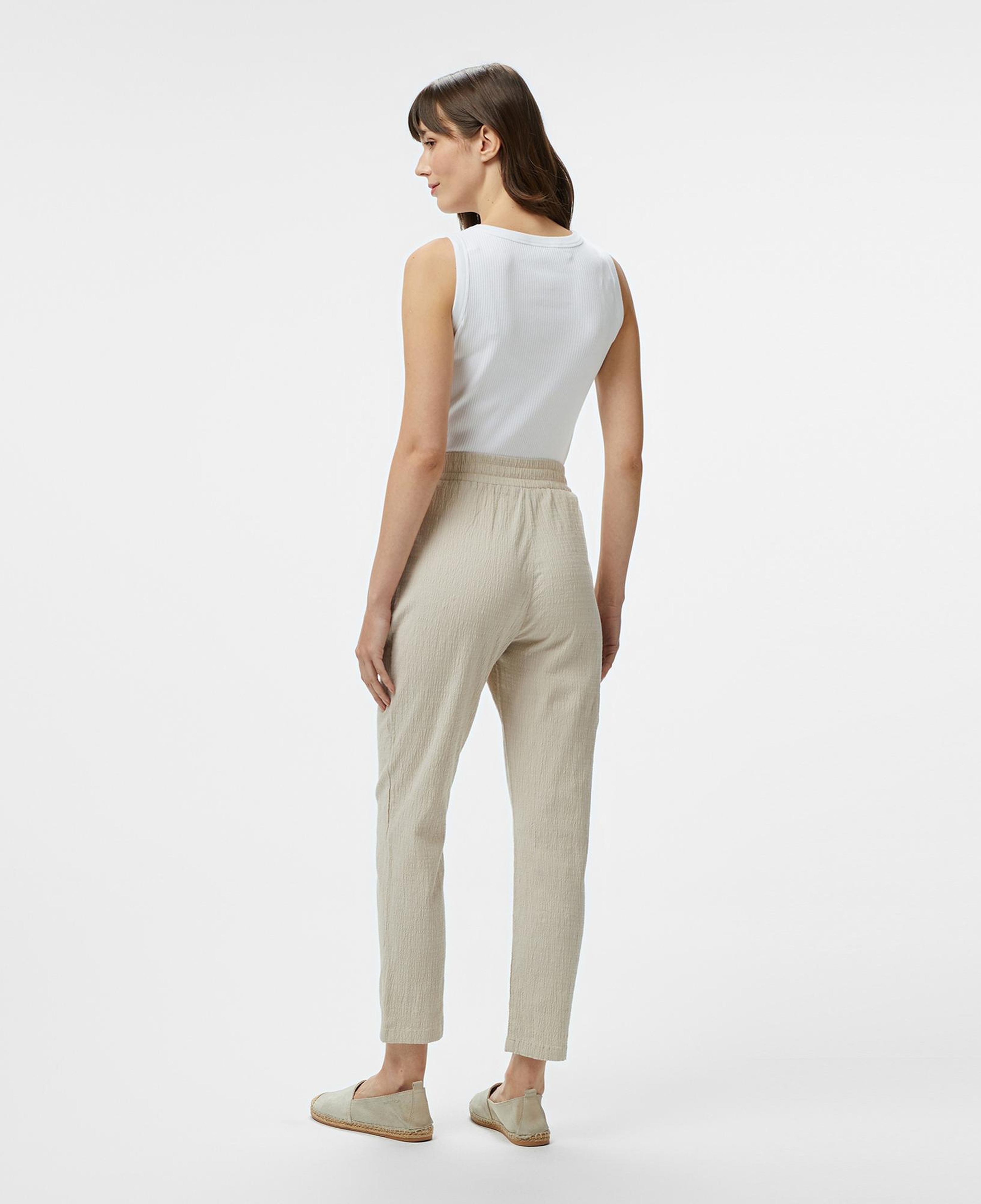 Nautica Kadın Bej Regular Fit Pantolon