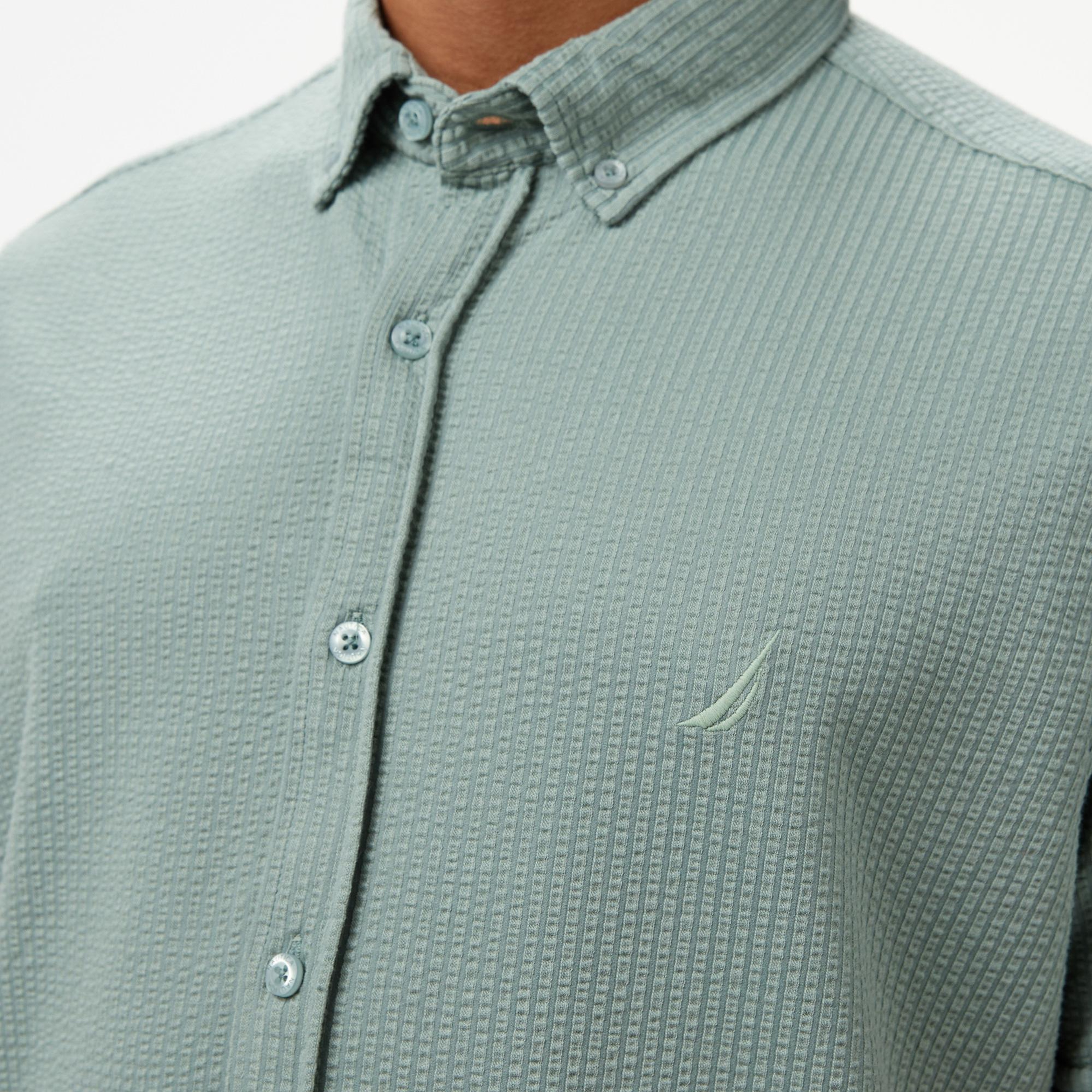 Nautica Erkek Yeşil Classic Fit Gömlek