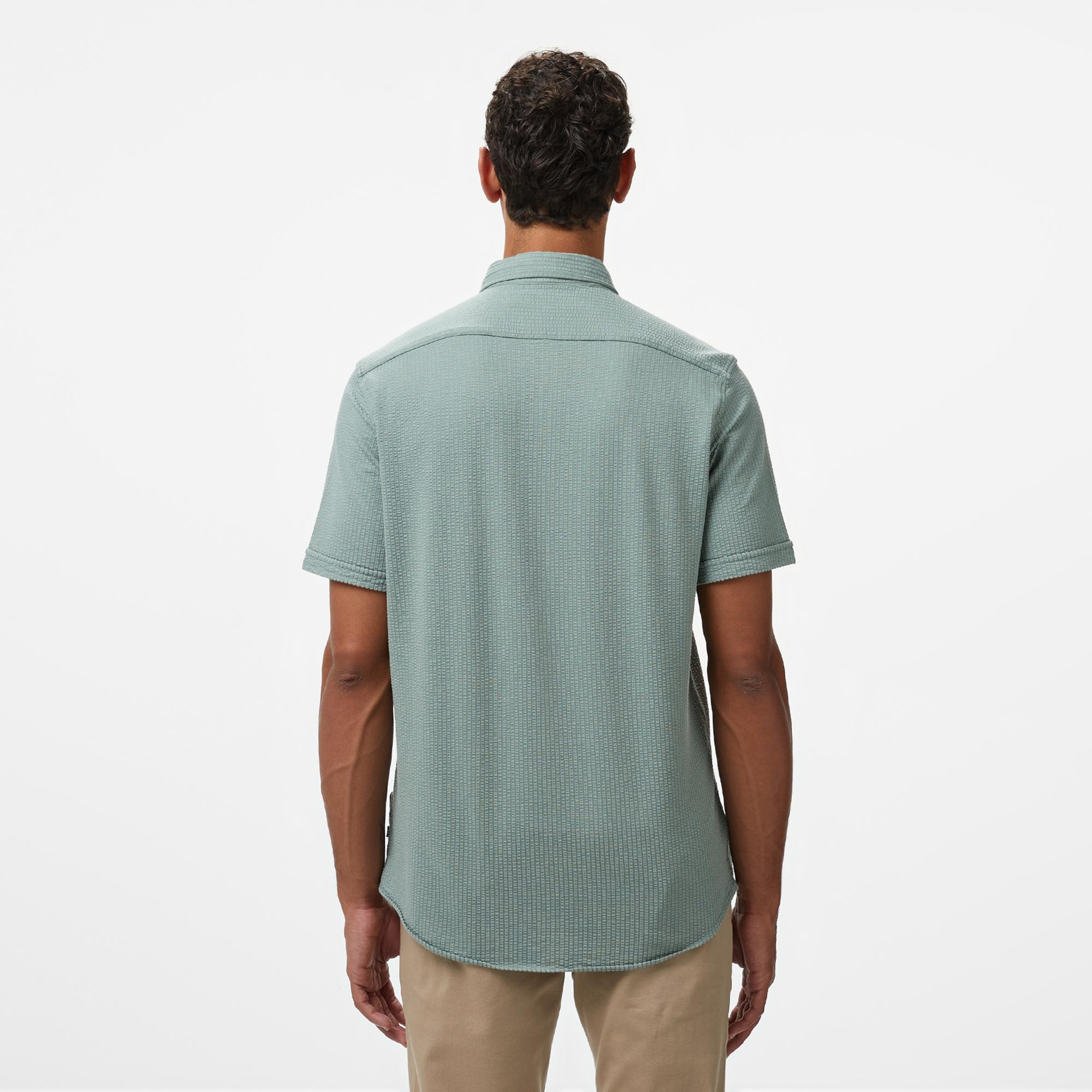 Nautica Erkek Yeşil Classic Fit Gömlek