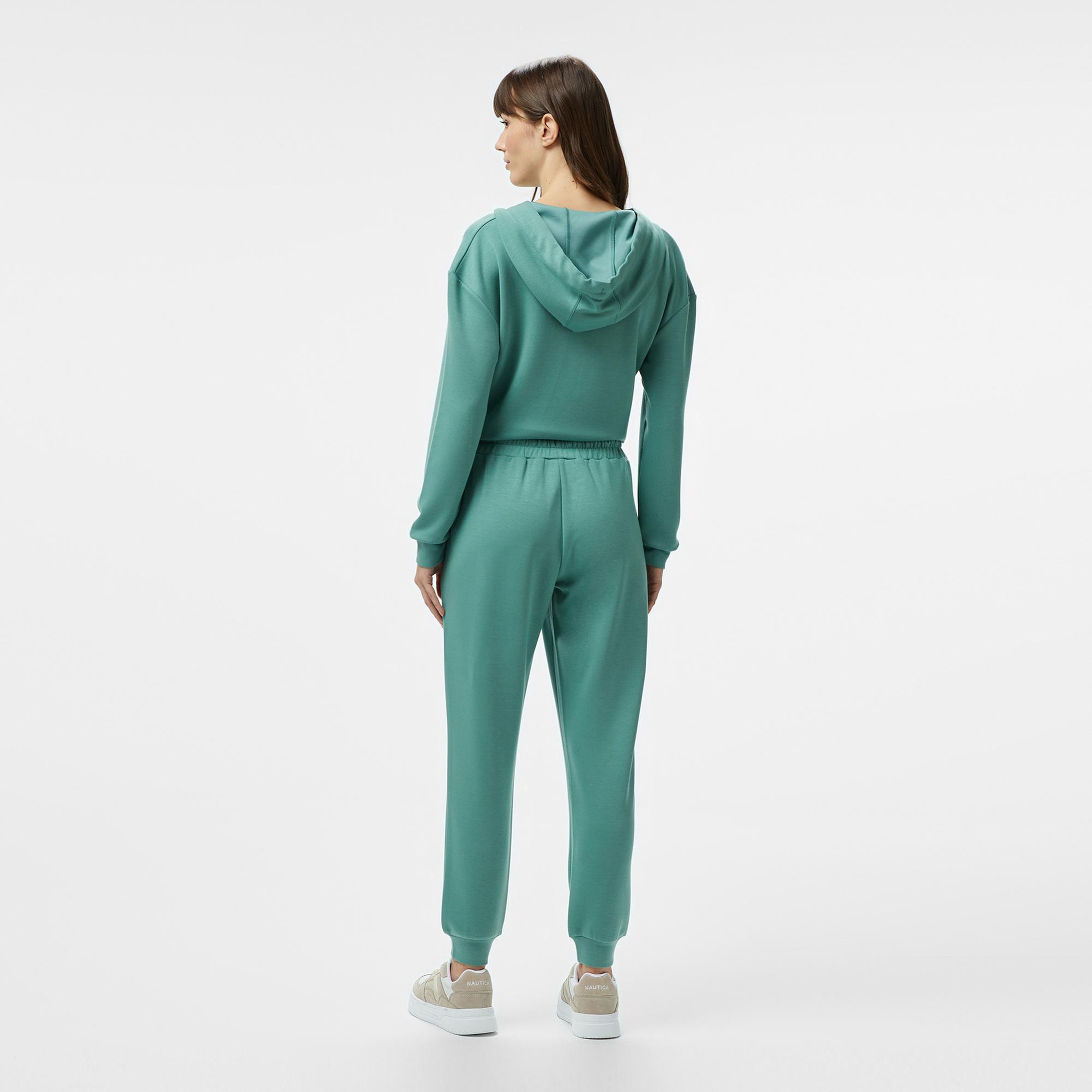 Nautica Kadın Yeşil Regular Fit Eşofman Altı