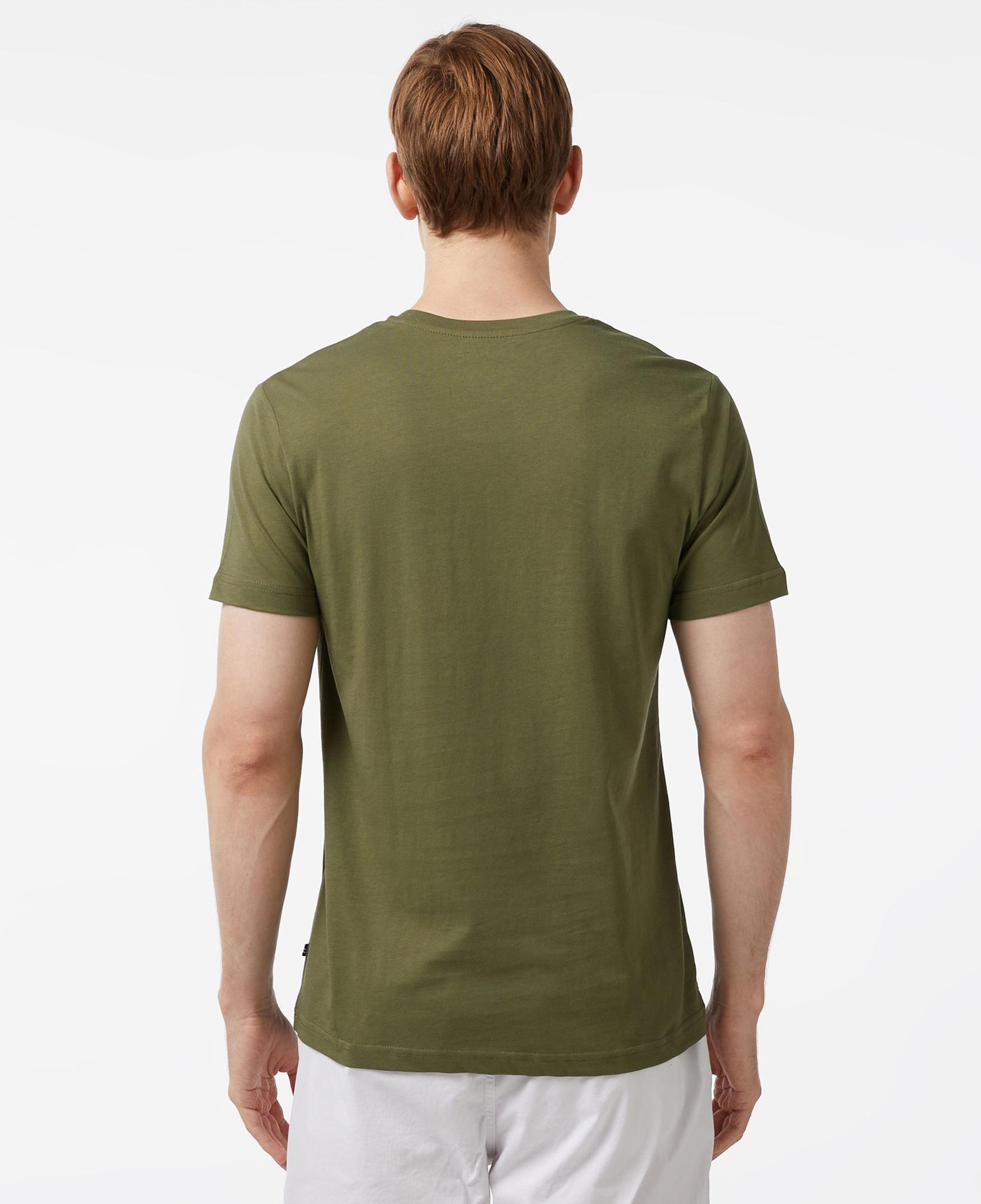 Nautica Erkek Yeşil Standart Fit Kısa Kollu Baskılı T-Shirt