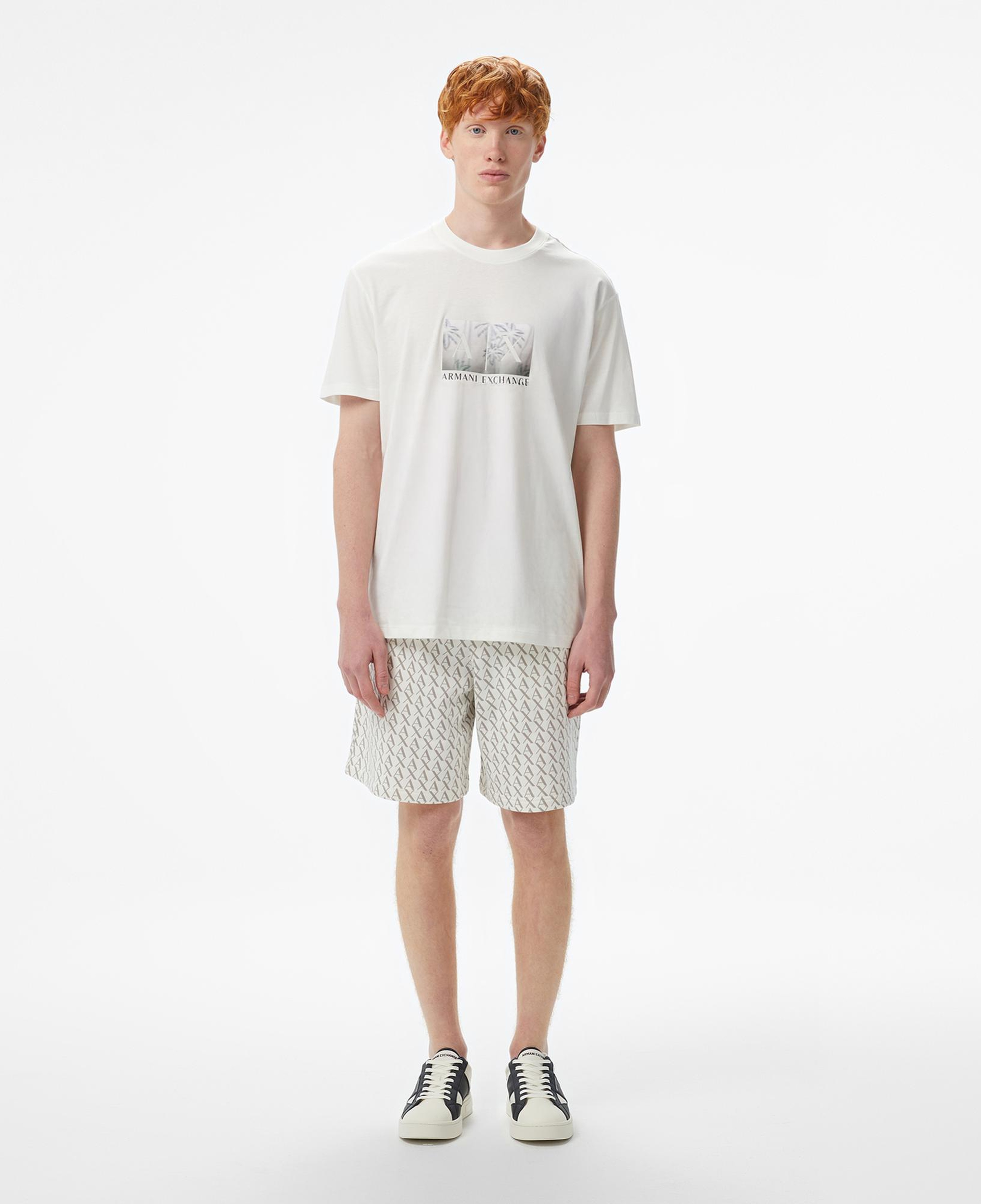 Armani Exchange Erkek Beyaz Bermuda Şort