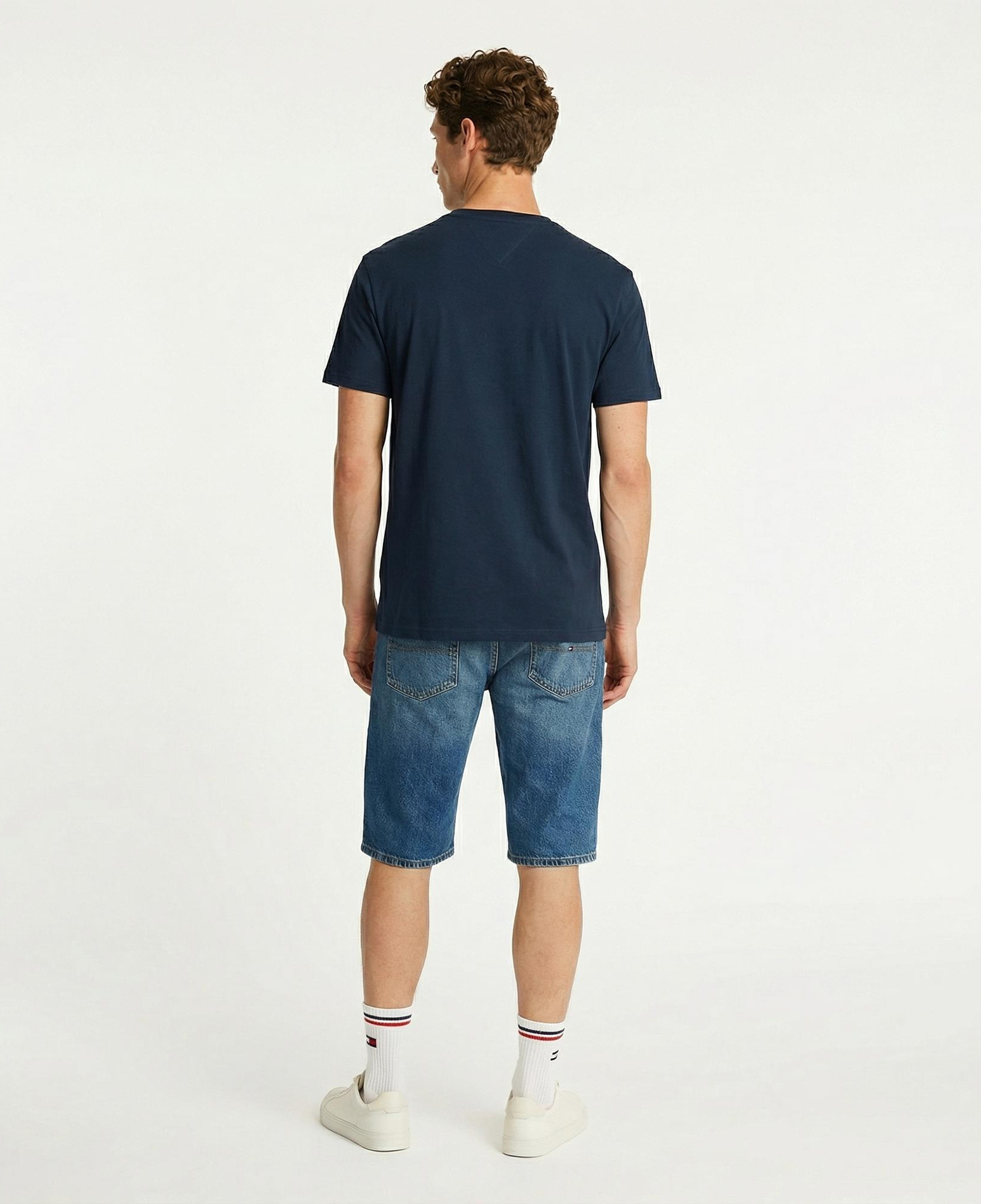 Tommy Hilfiger Badge Erkek Lacivert T-Shirt