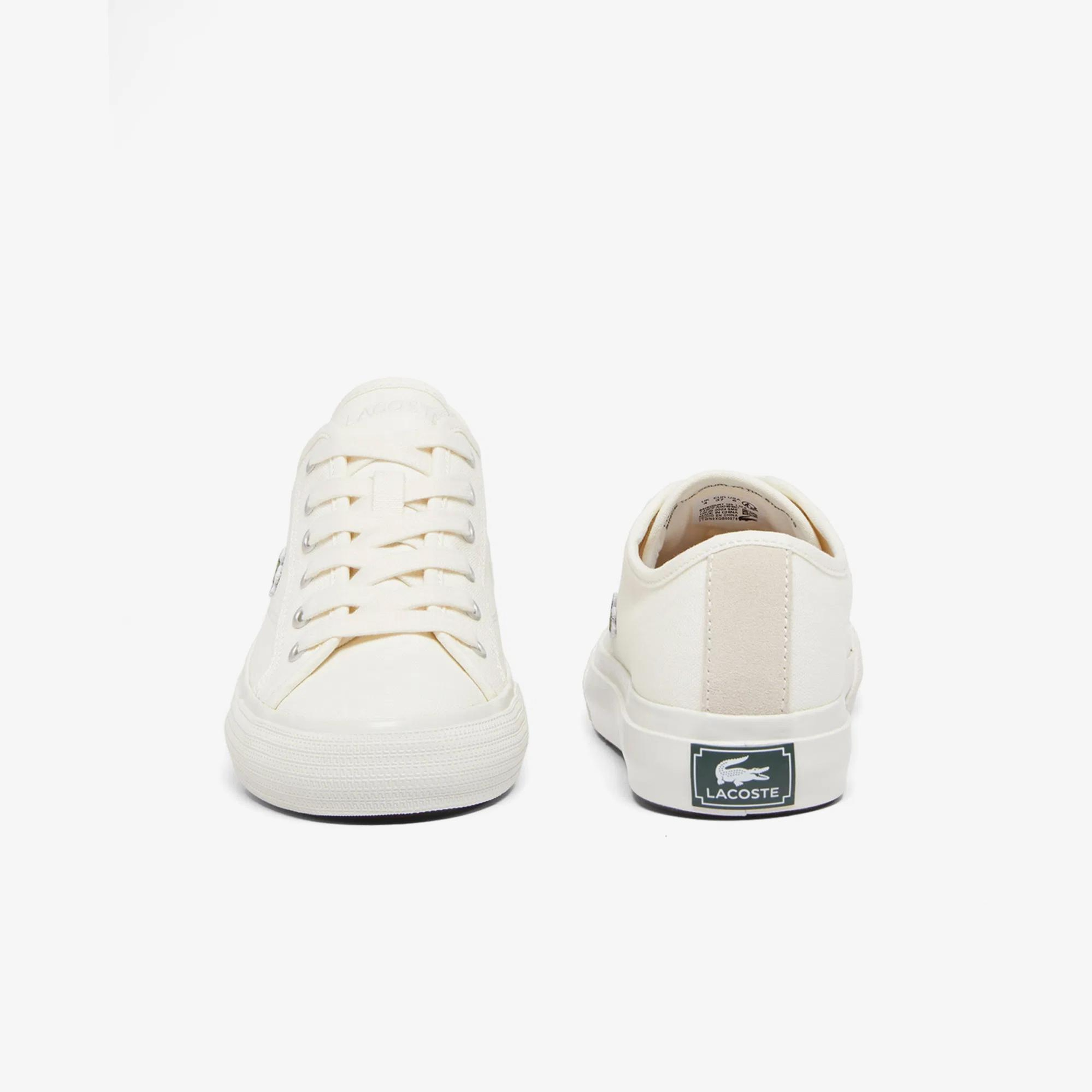 Lacoste Backcourt Kadın Krem Sneaker