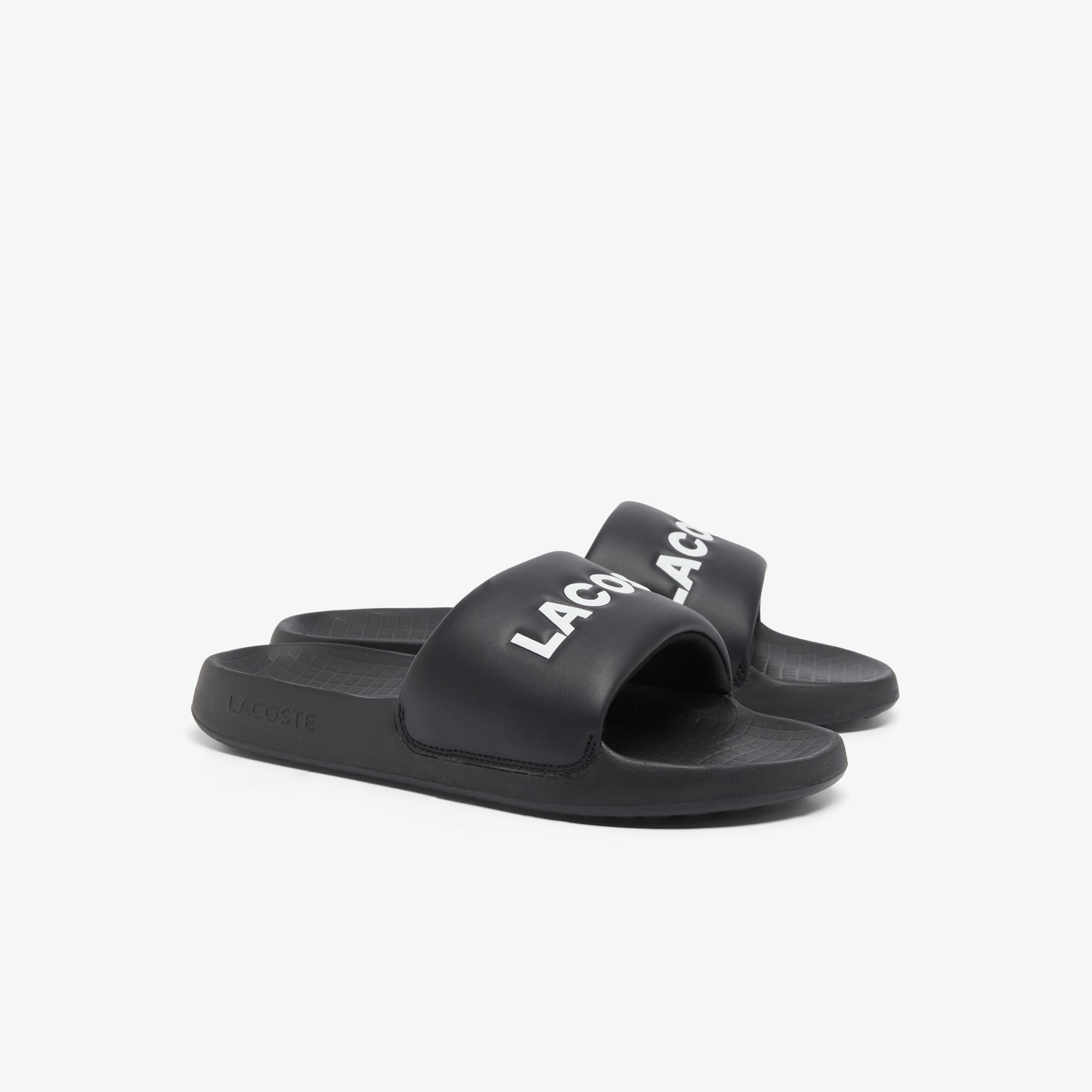 Lacoste Serve Slide 1.0 Erkek Siyah Terlik