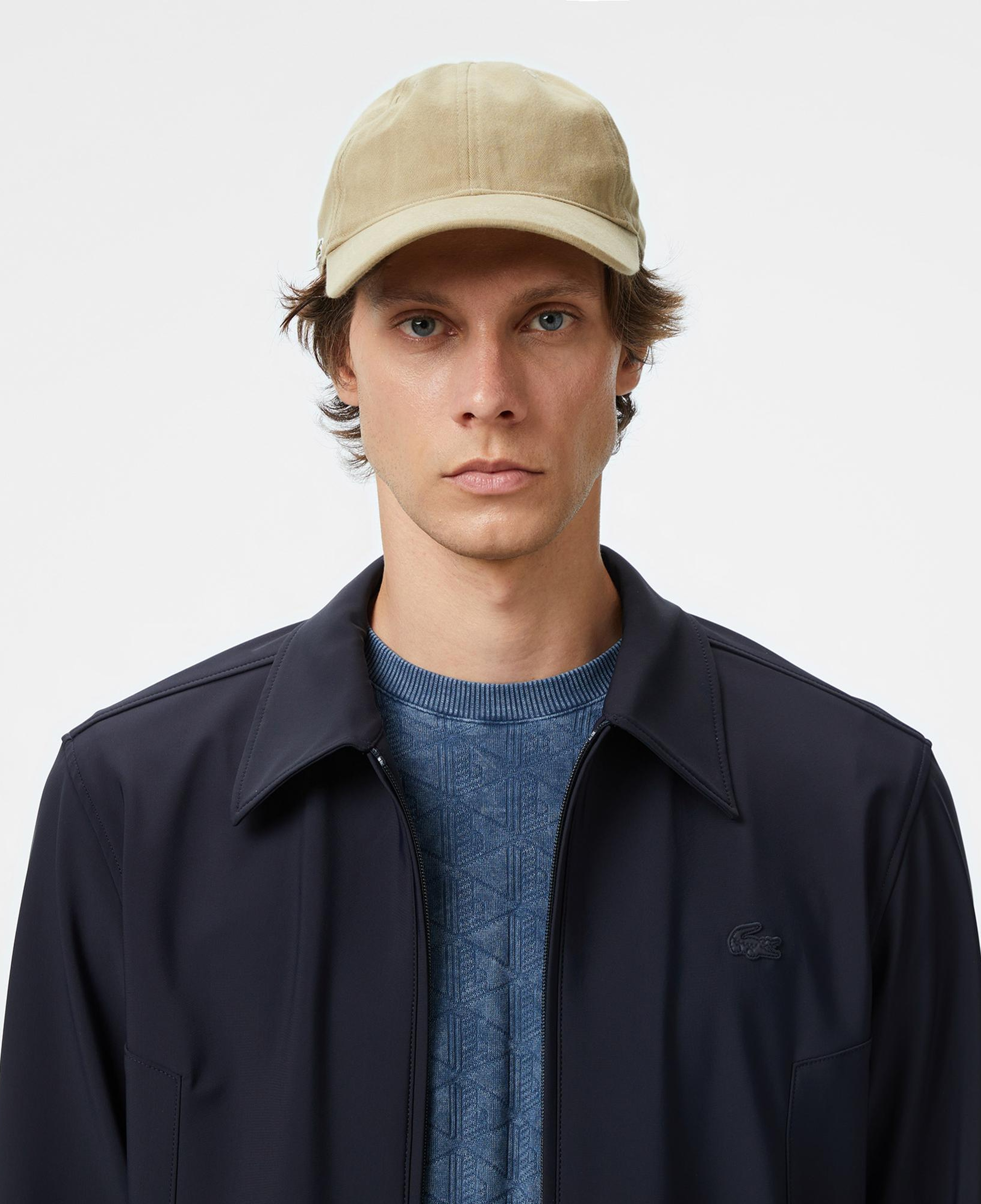 Lacoste Erkek Regular Fit Fermuarlı Lacivert Ceket