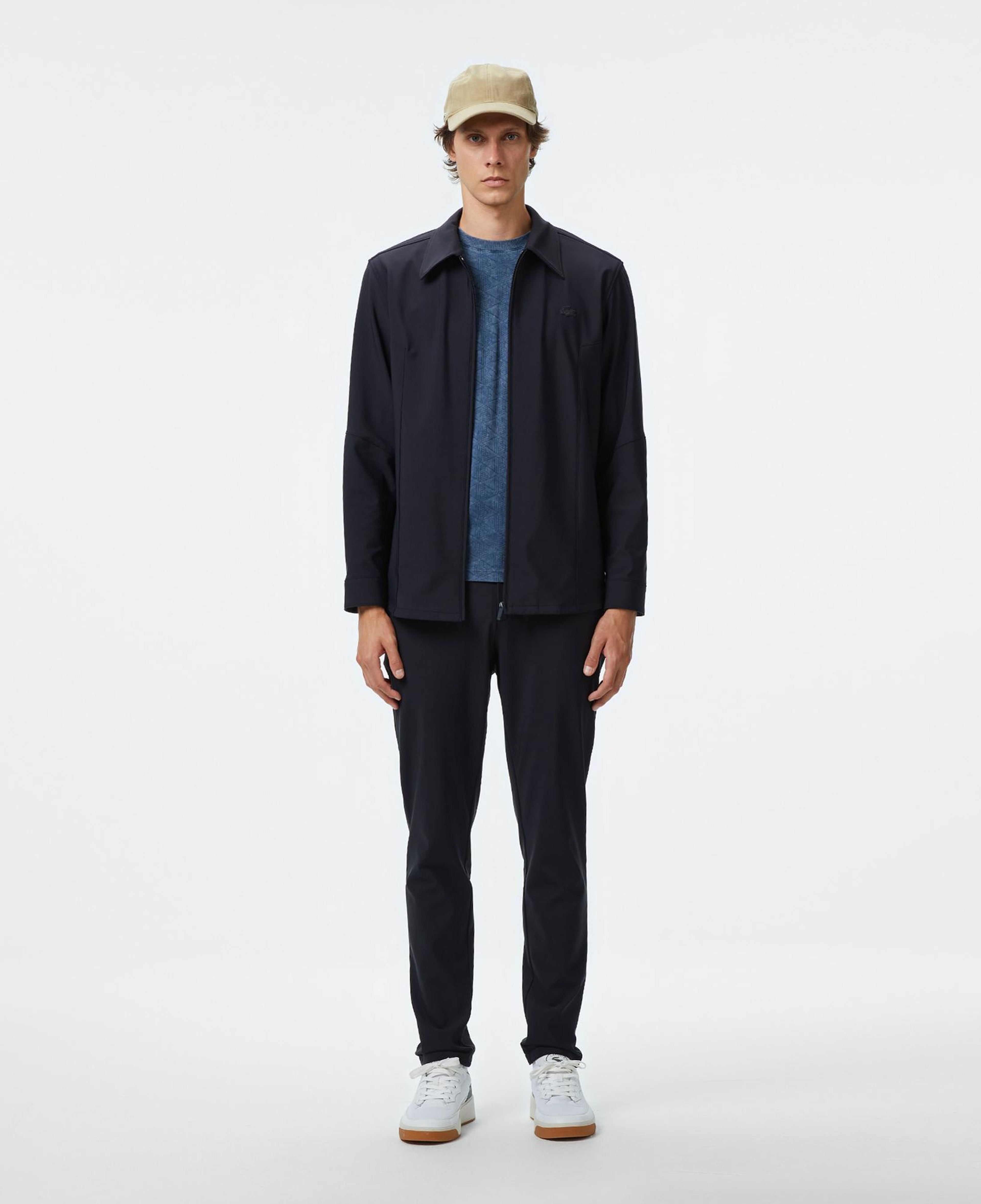 Lacoste Erkek Regular Fit Fermuarlı Lacivert Ceket