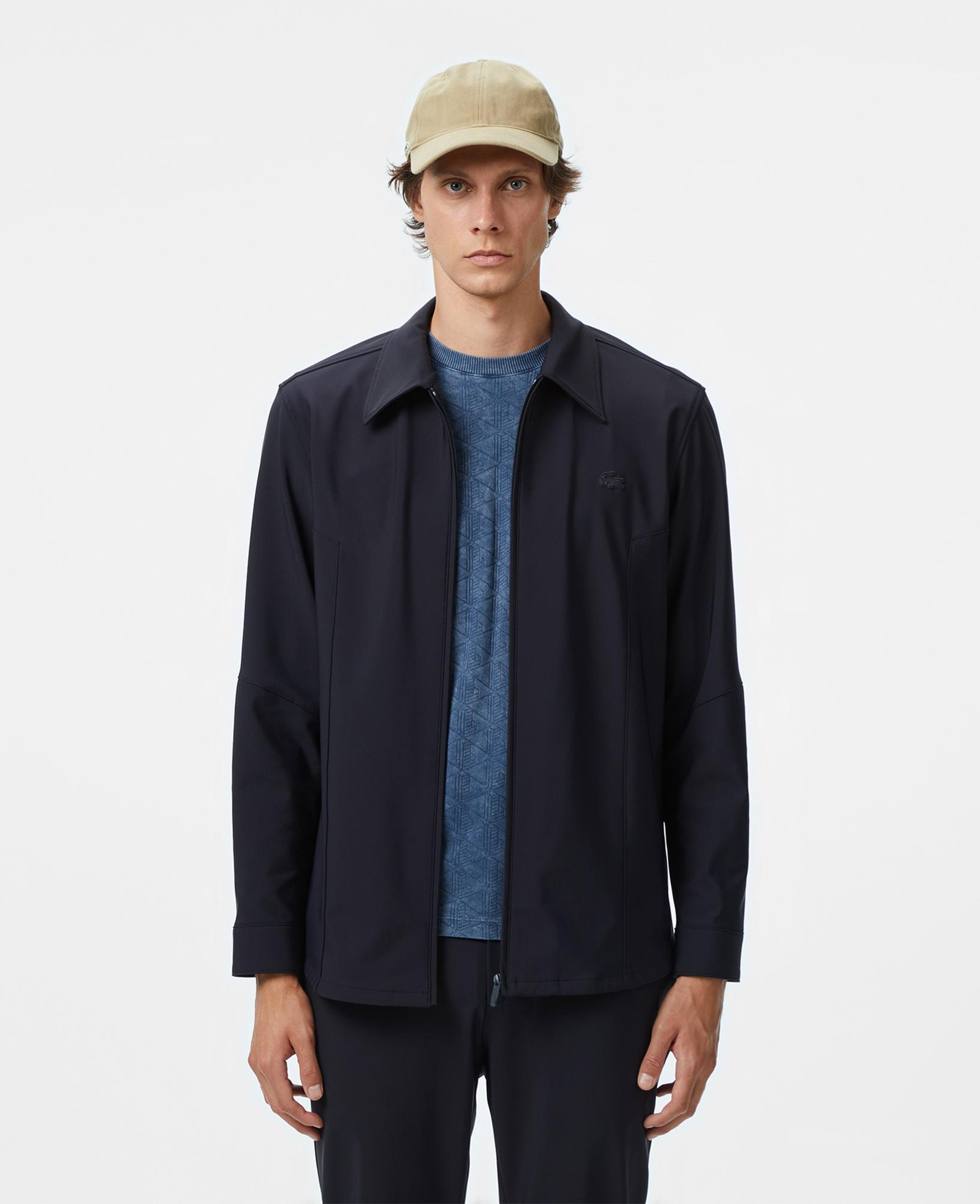 Lacoste Erkek Regular Fit Fermuarlı Lacivert Ceket