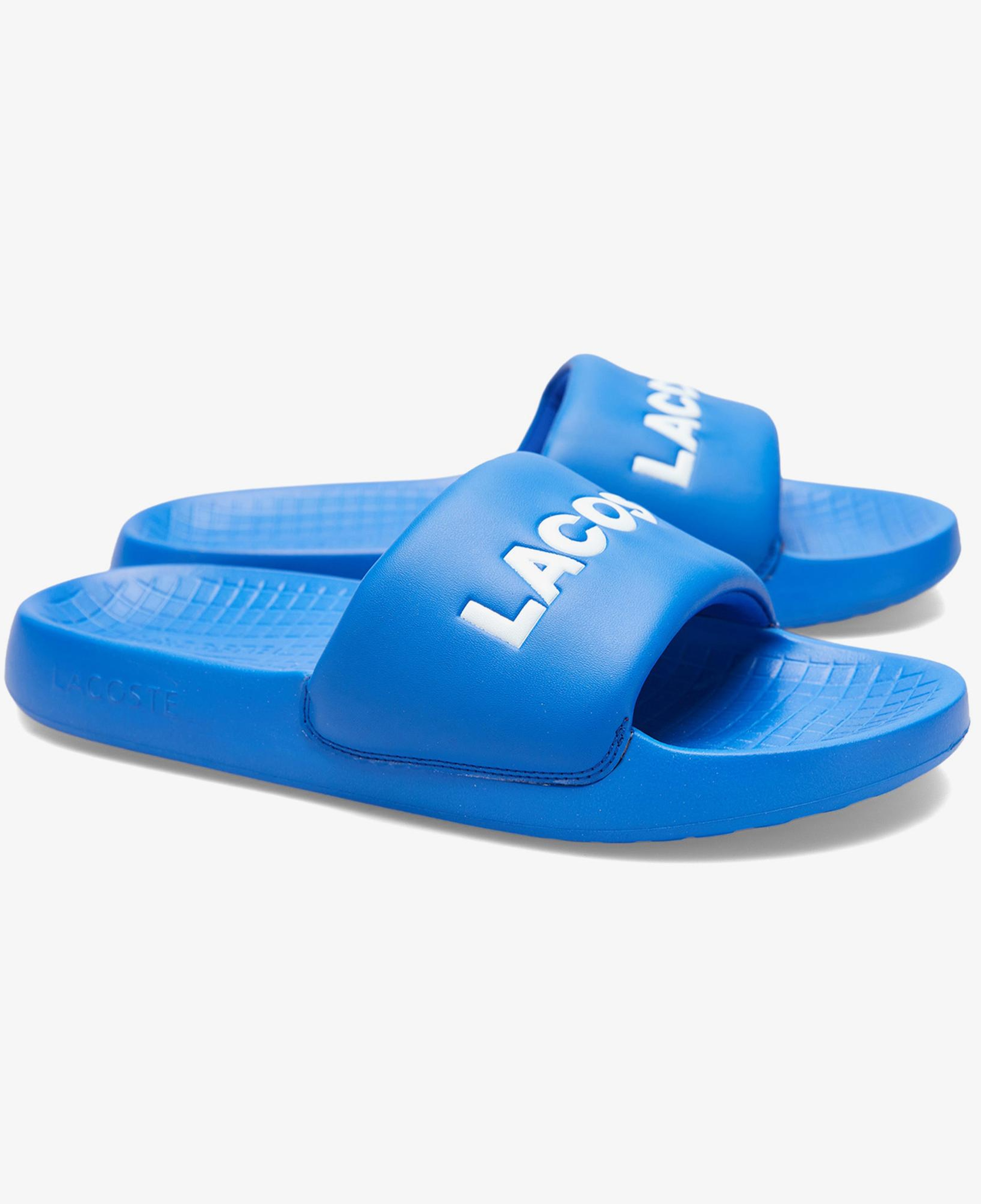 Lacoste Serve Slide 1.0 Erkek Mavi Terlik