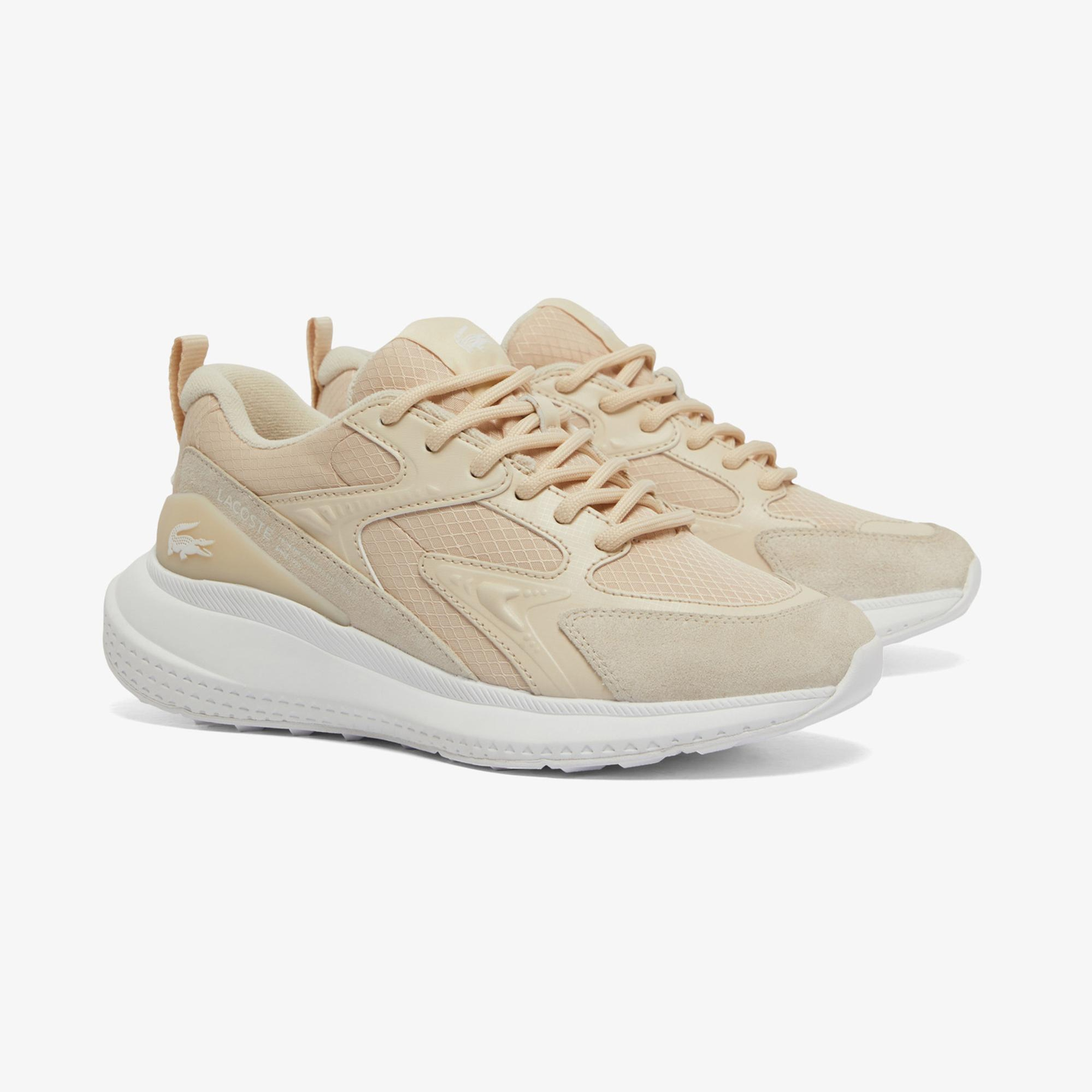 Lacoste L003 Evo Kadın Bej Sneaker