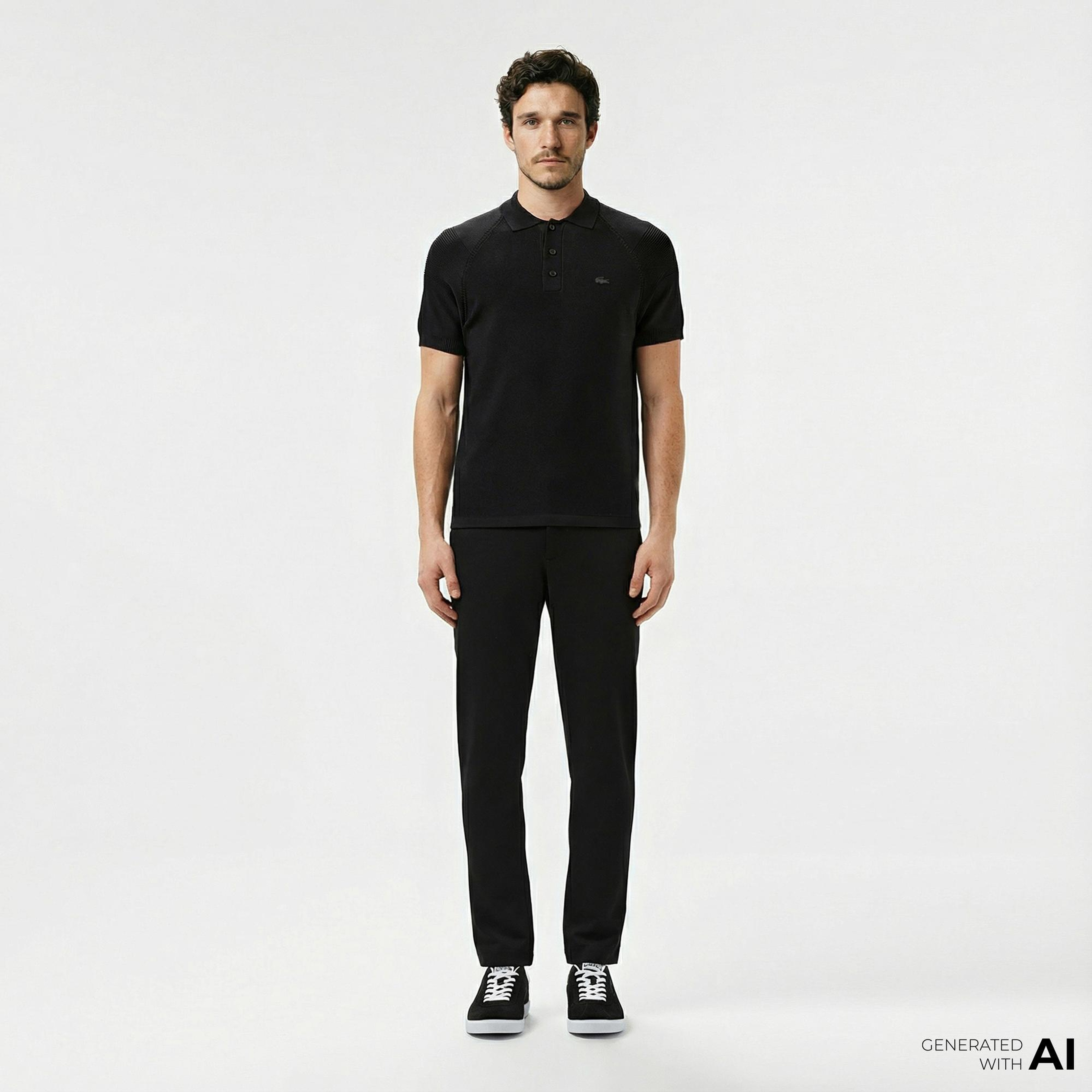 Lacoste Erkek Regular Fit Siyah Pantolon