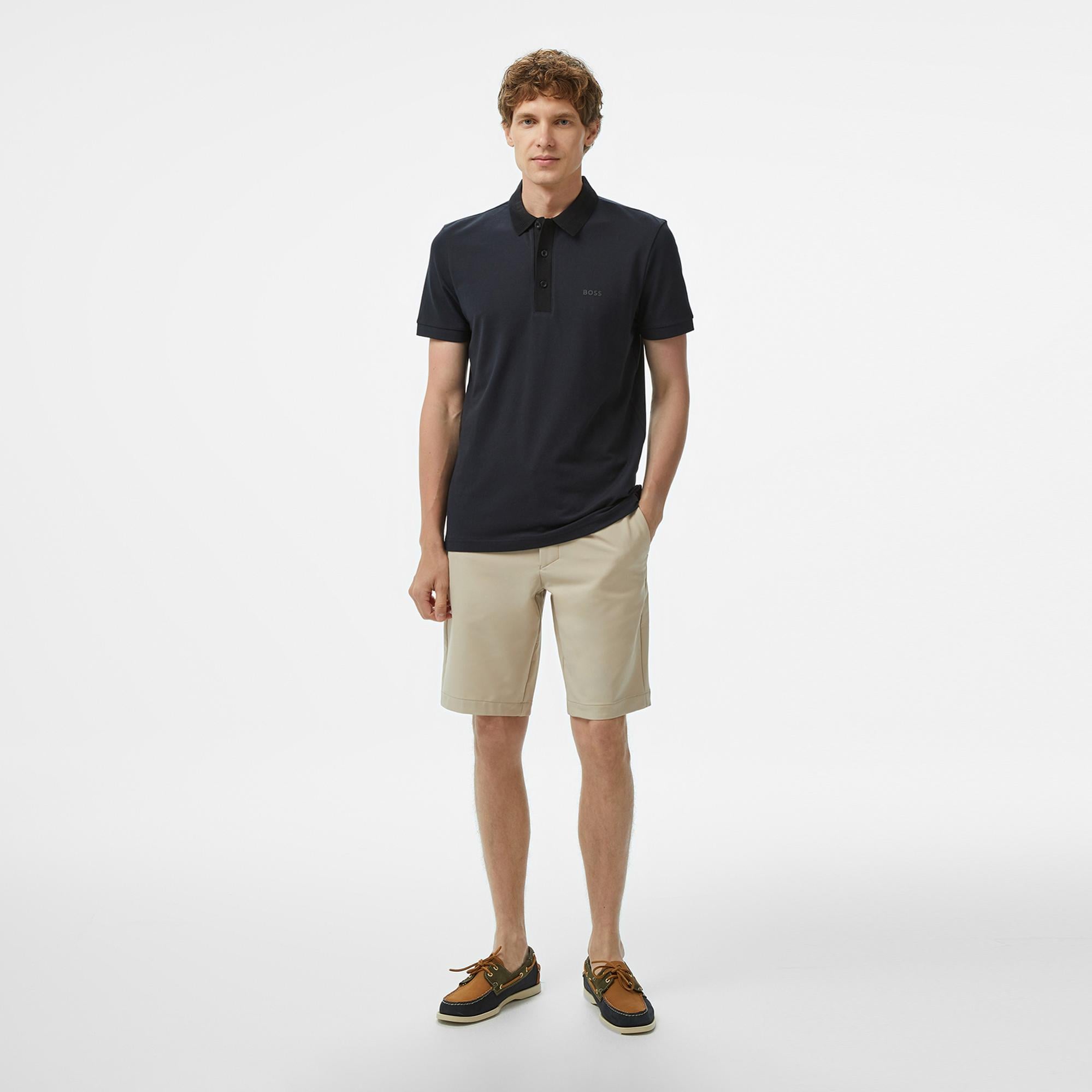 Boss Paule Erkek Lacivert Polo