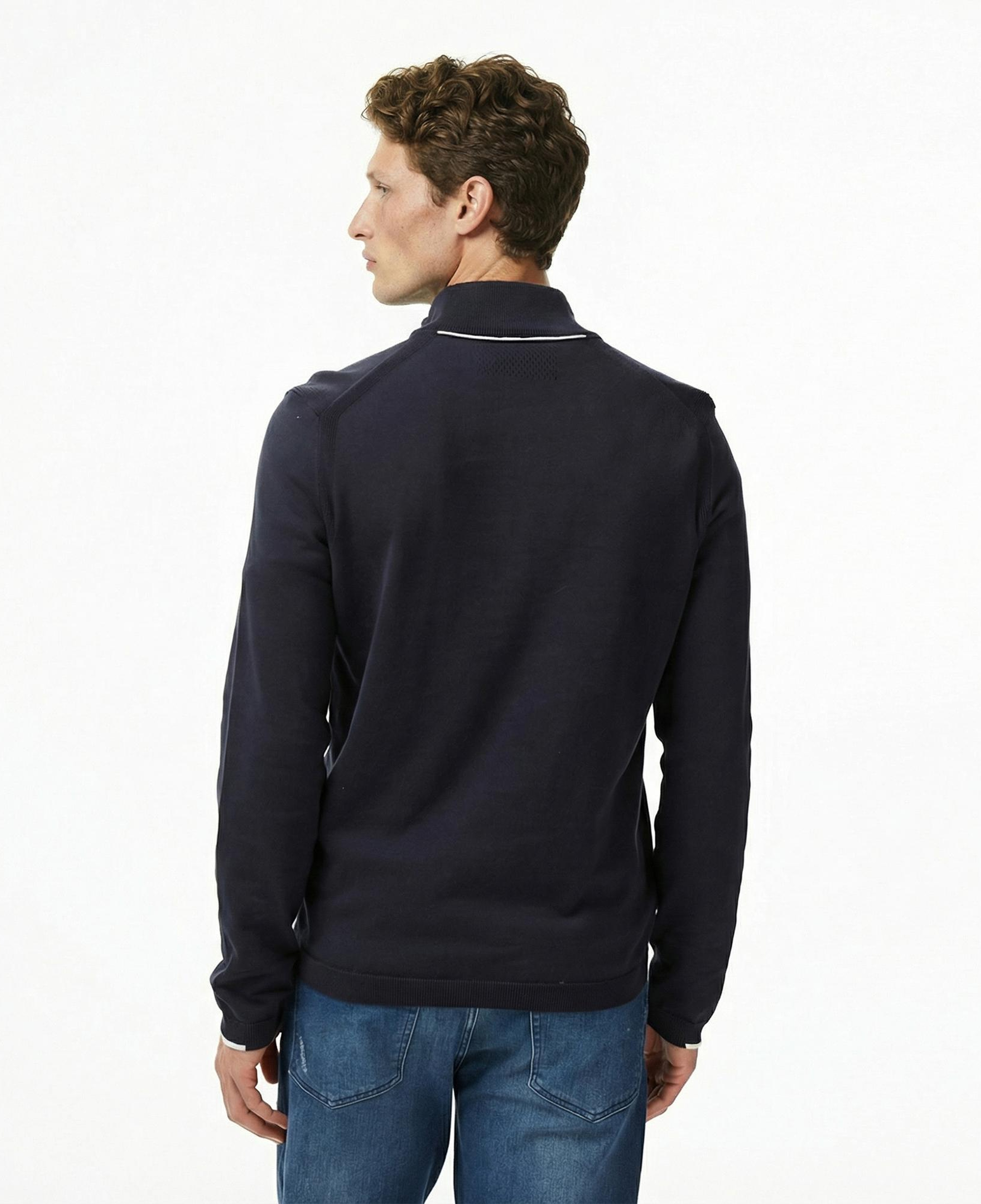 Boss Ever-X Erkek Lacivert Triko