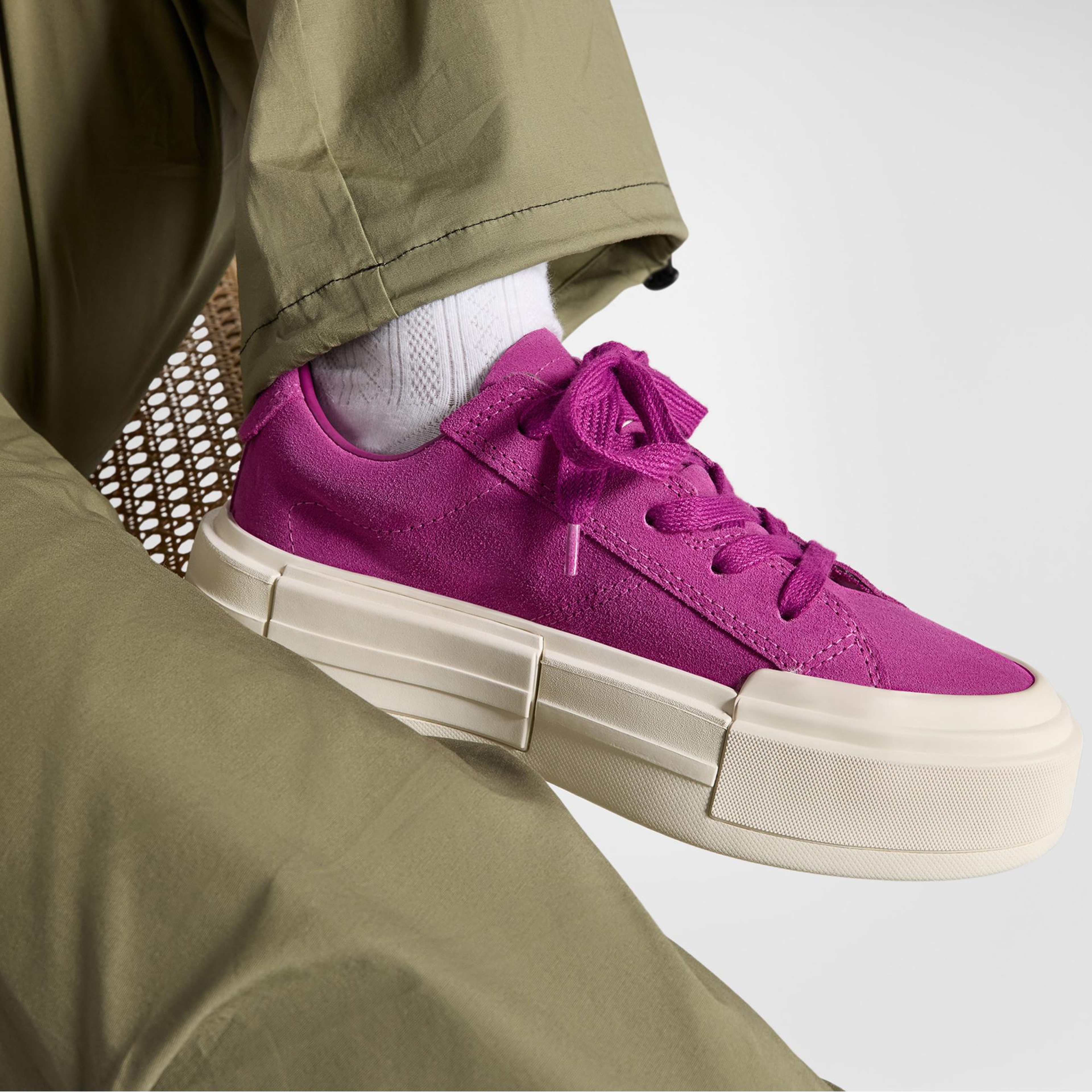 Converse Cruise Unisex Mor Süet Platform Sneaker