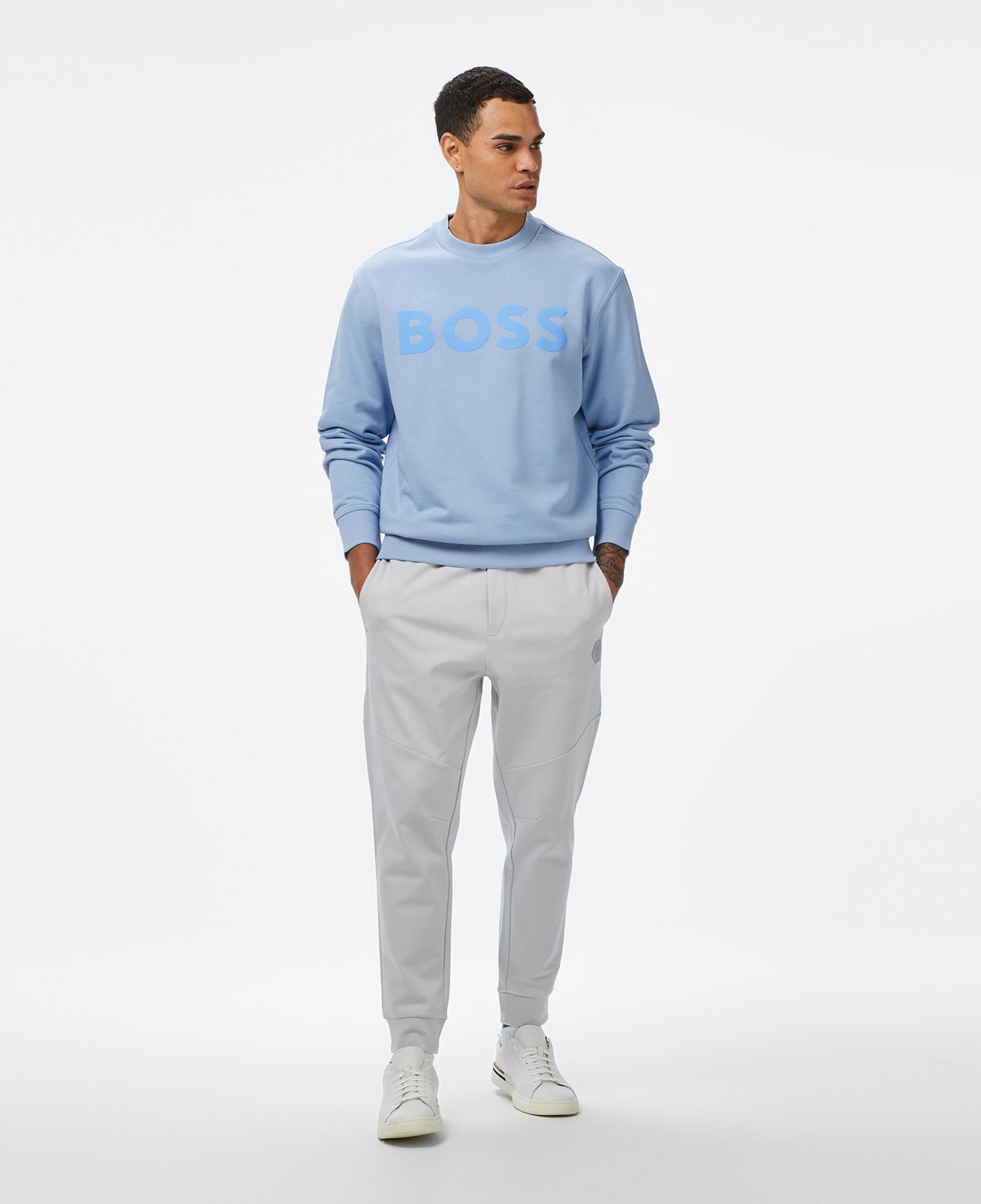 Boss Erkek Açık Mavi Sweatshirt