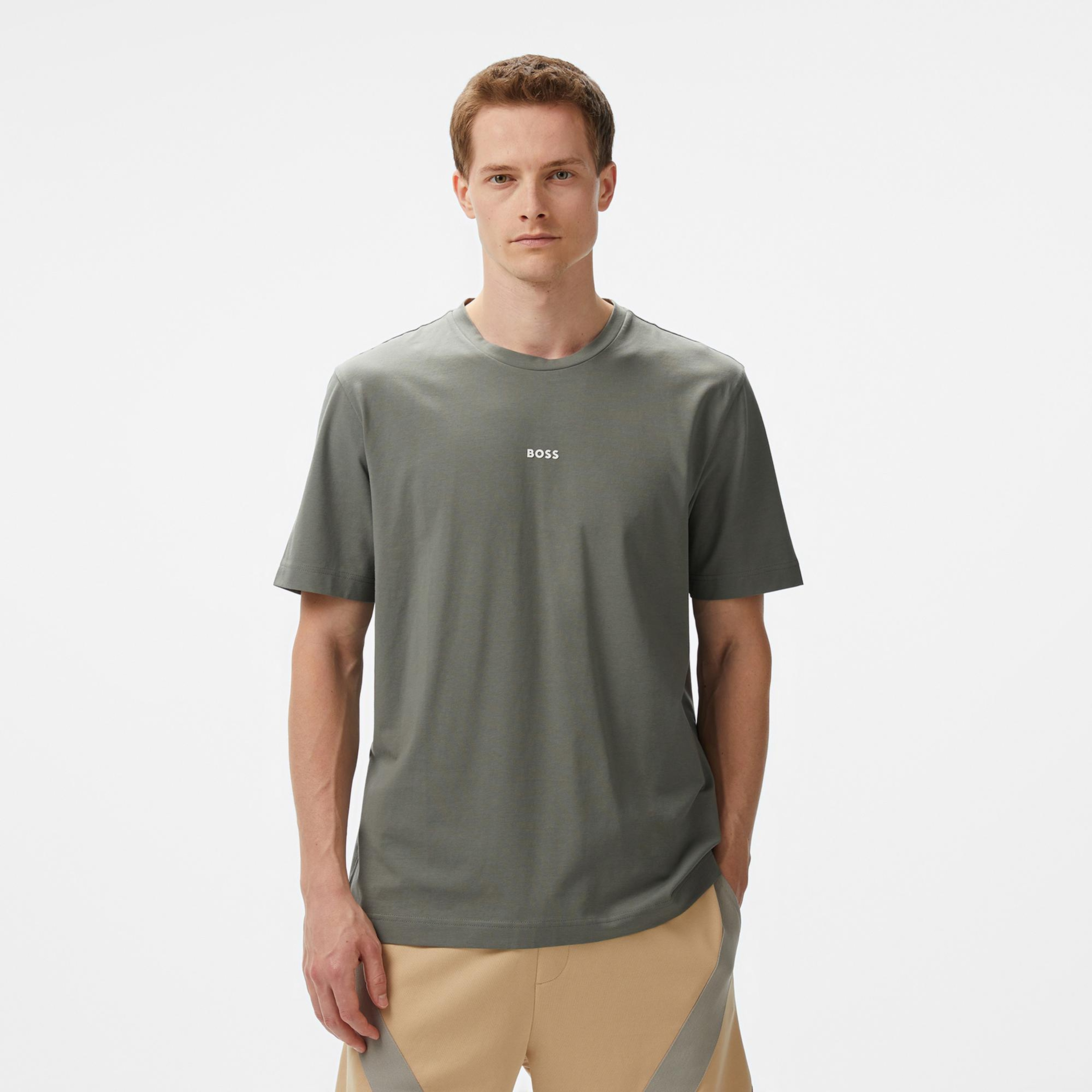 Boss Erkek Gri T-Shirt