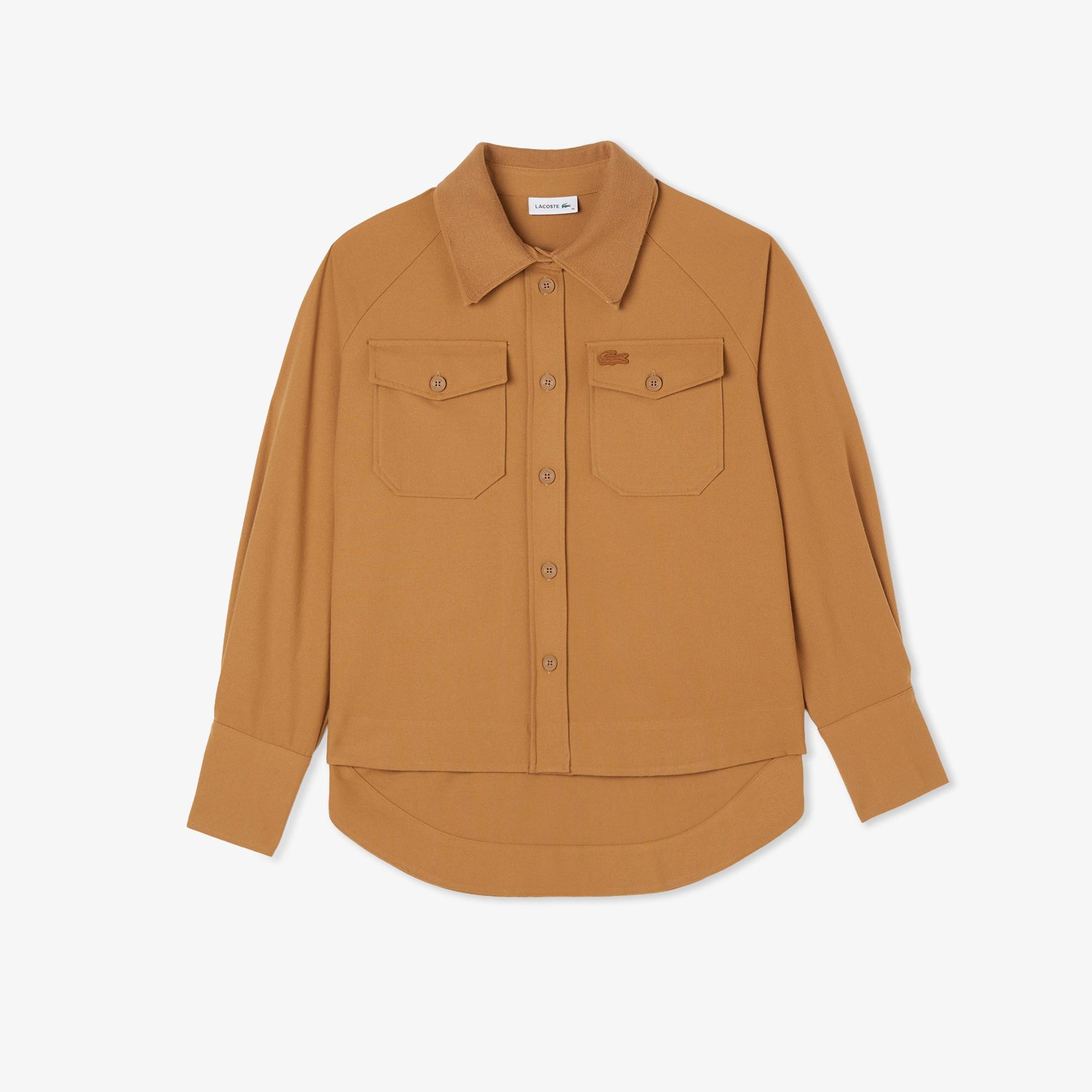 Lacoste Kadın Kahverengi Gömlek