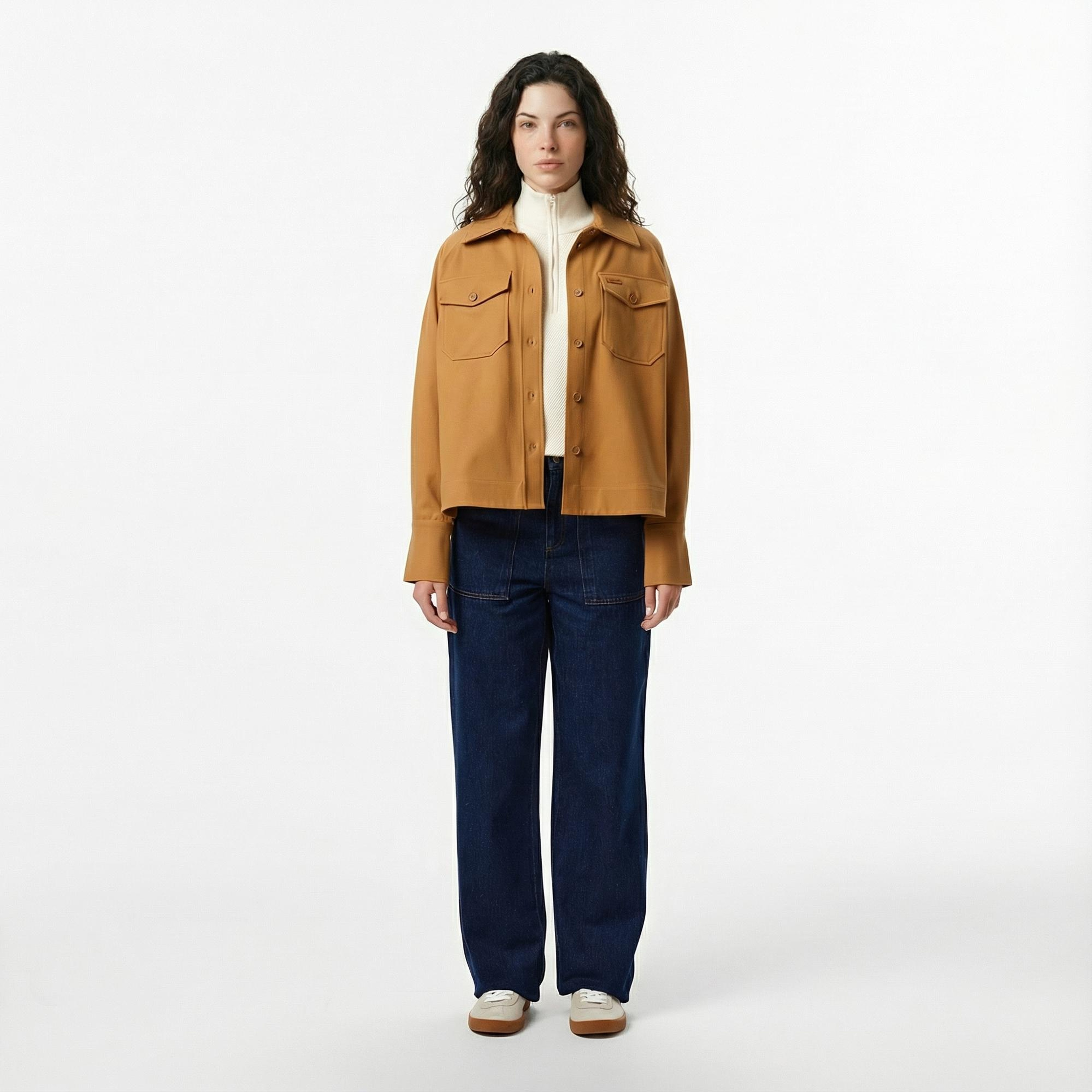 Lacoste Kadın Kahverengi Gömlek