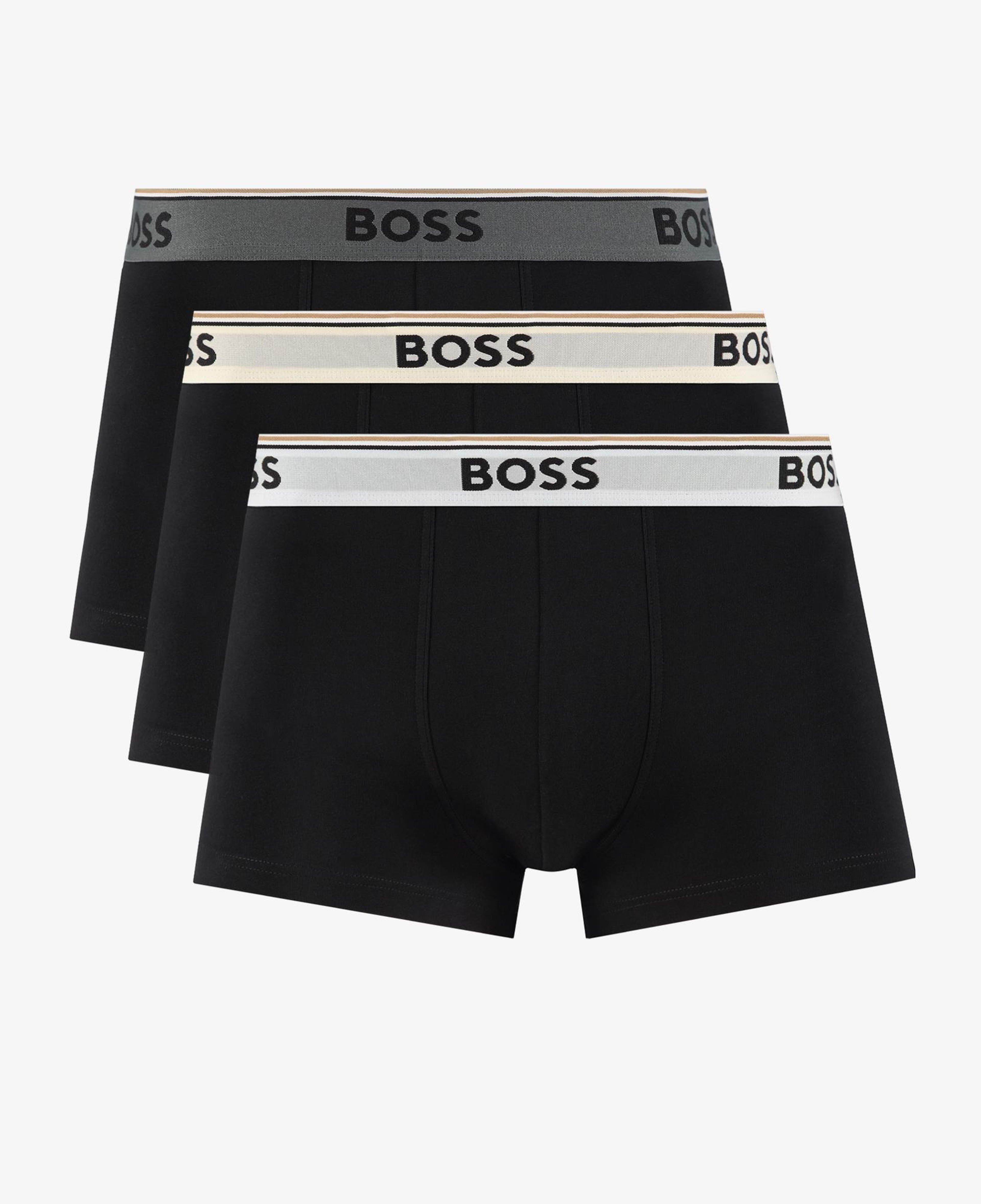 Boss 3'lü Trunk Power Erkek Siyah Boxer