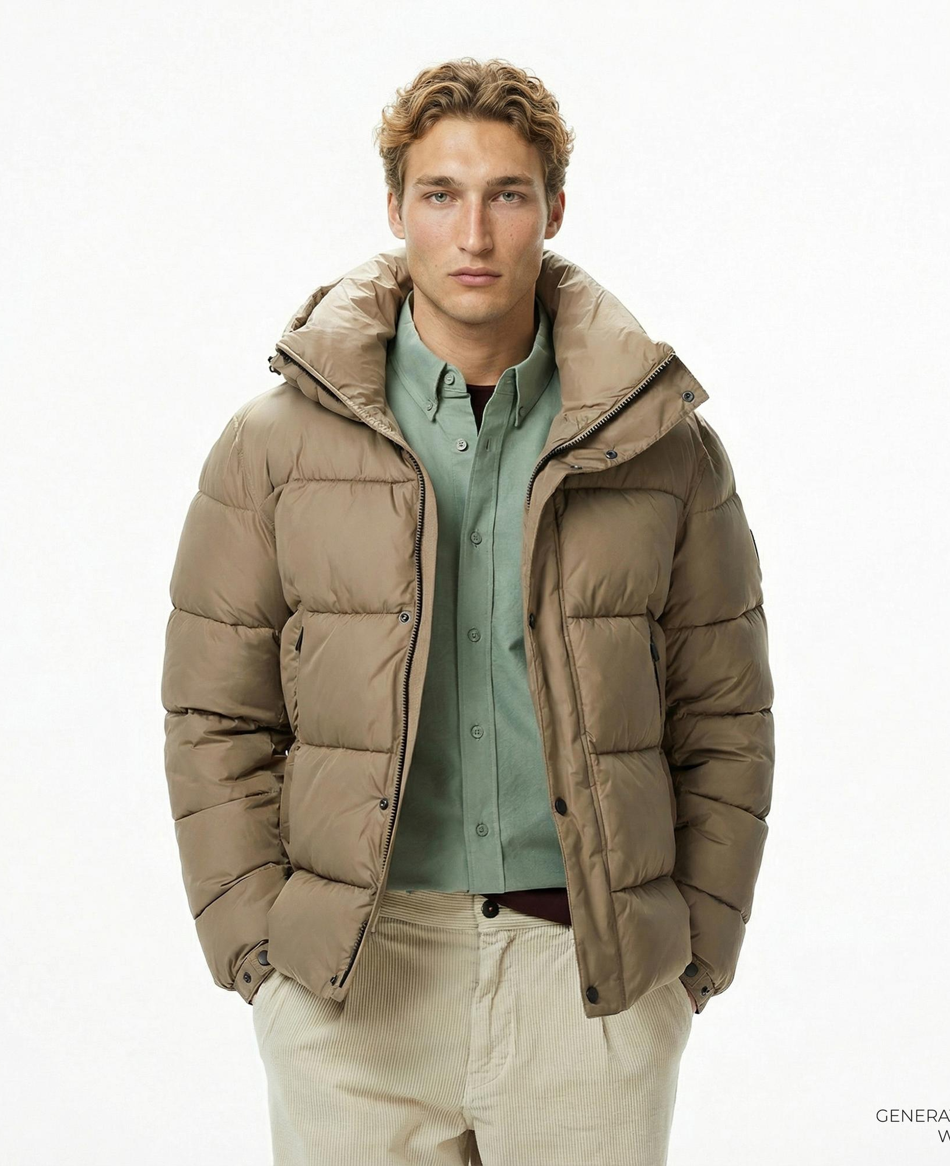 Boss Omaris Erkek Yeşil Mont