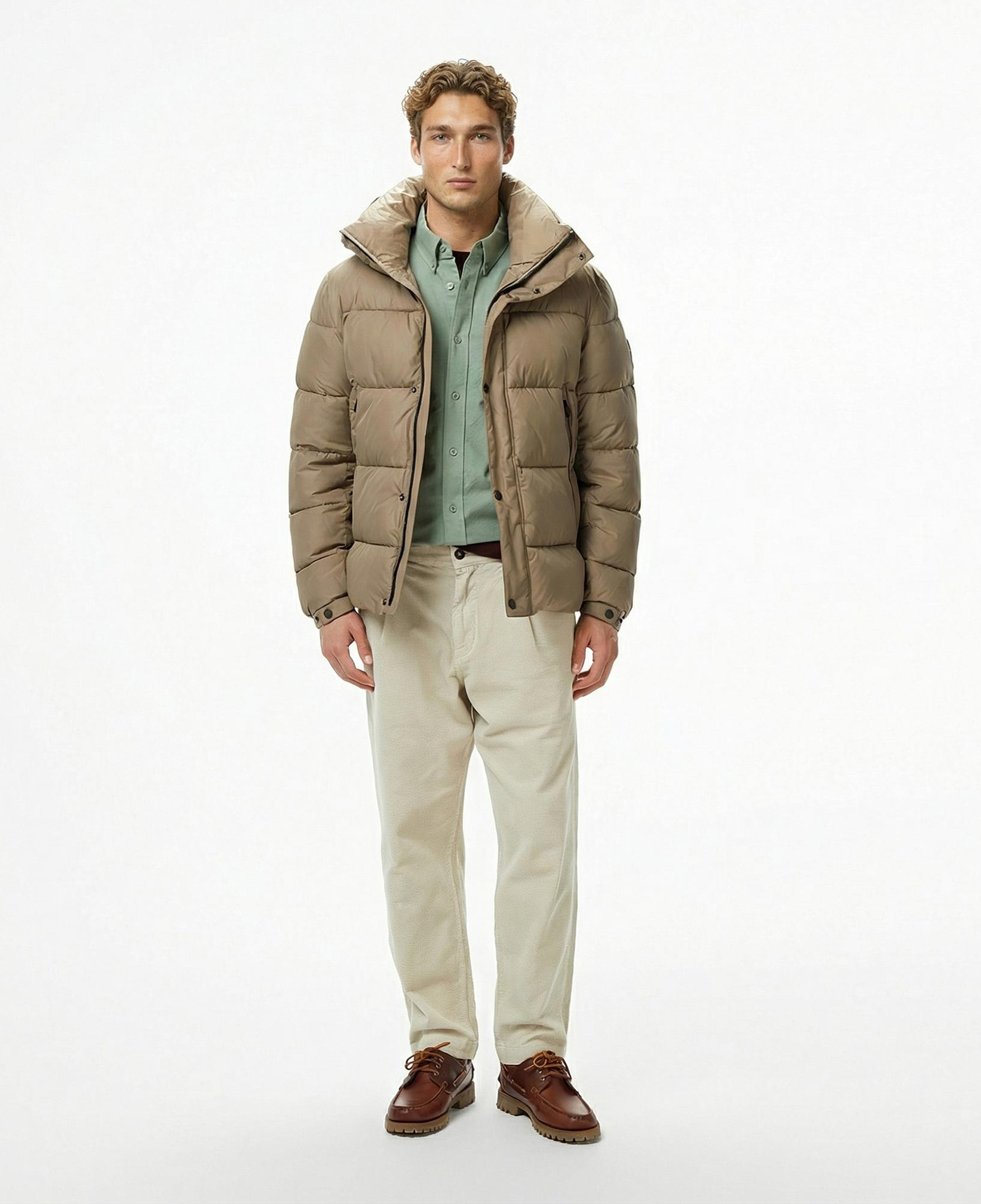 Boss Omaris Erkek Yeşil Mont