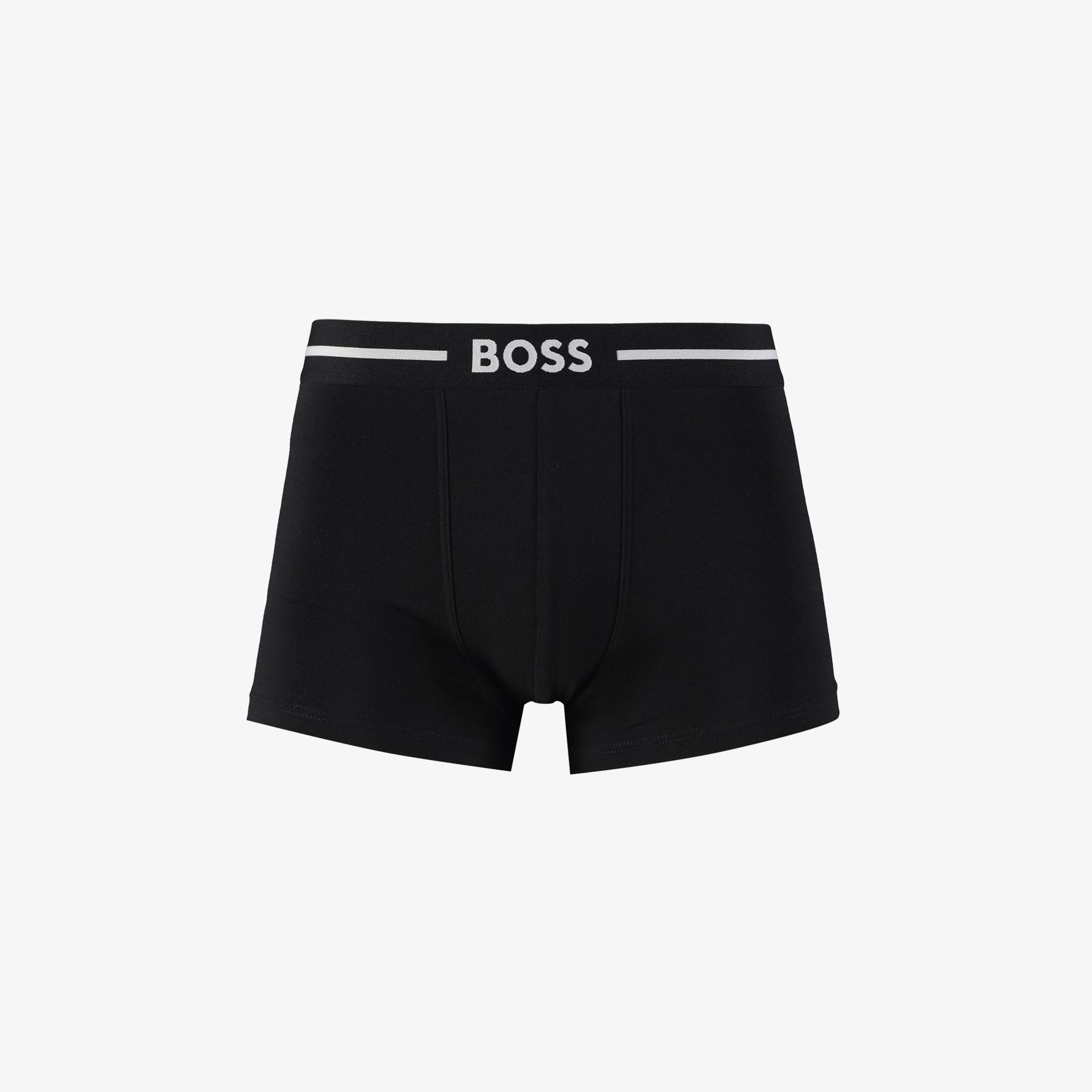 Boss 3'lü Trunk Bold Design Erkek Siyah Boxer