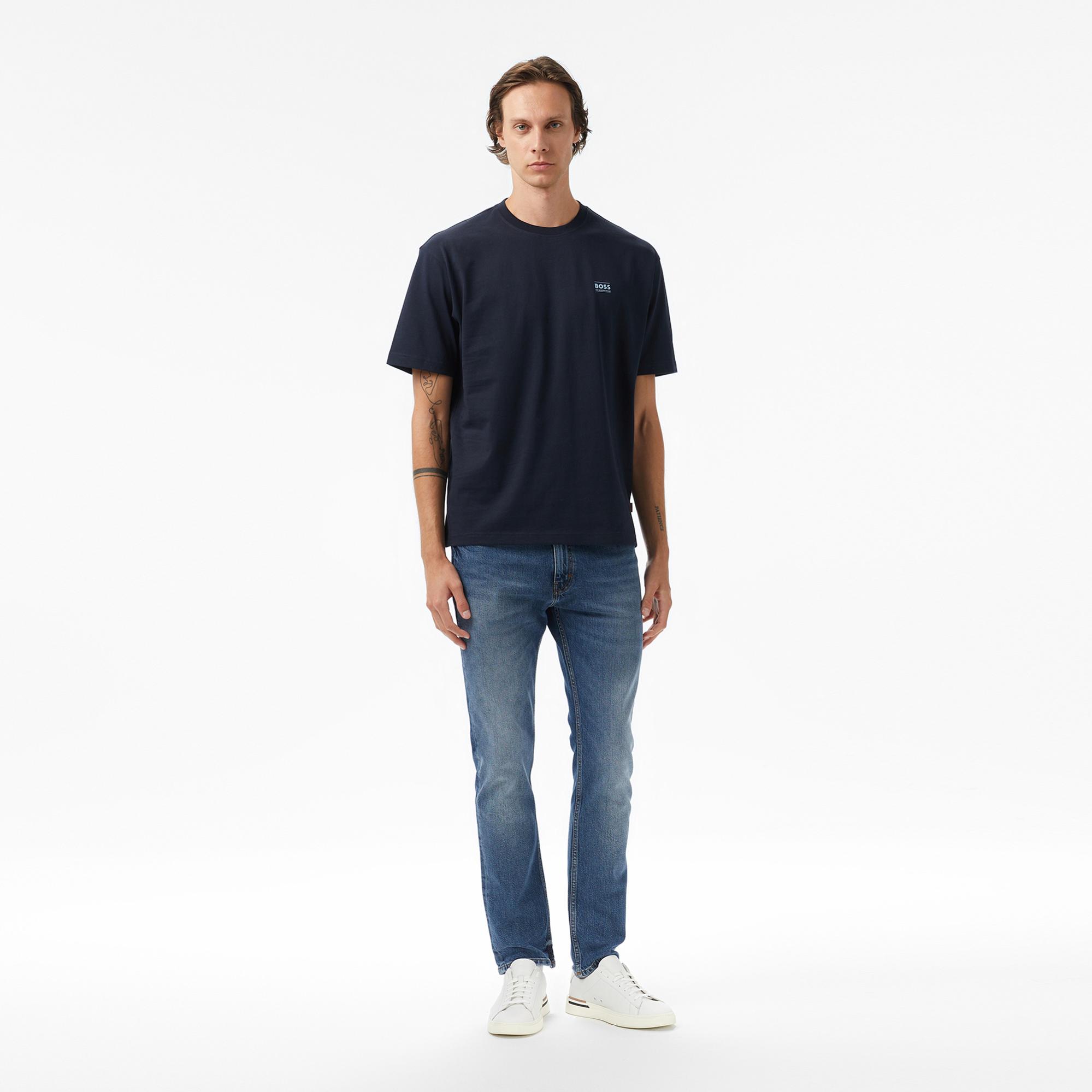 Boss Erkek Koyu Mavi T-Shirt