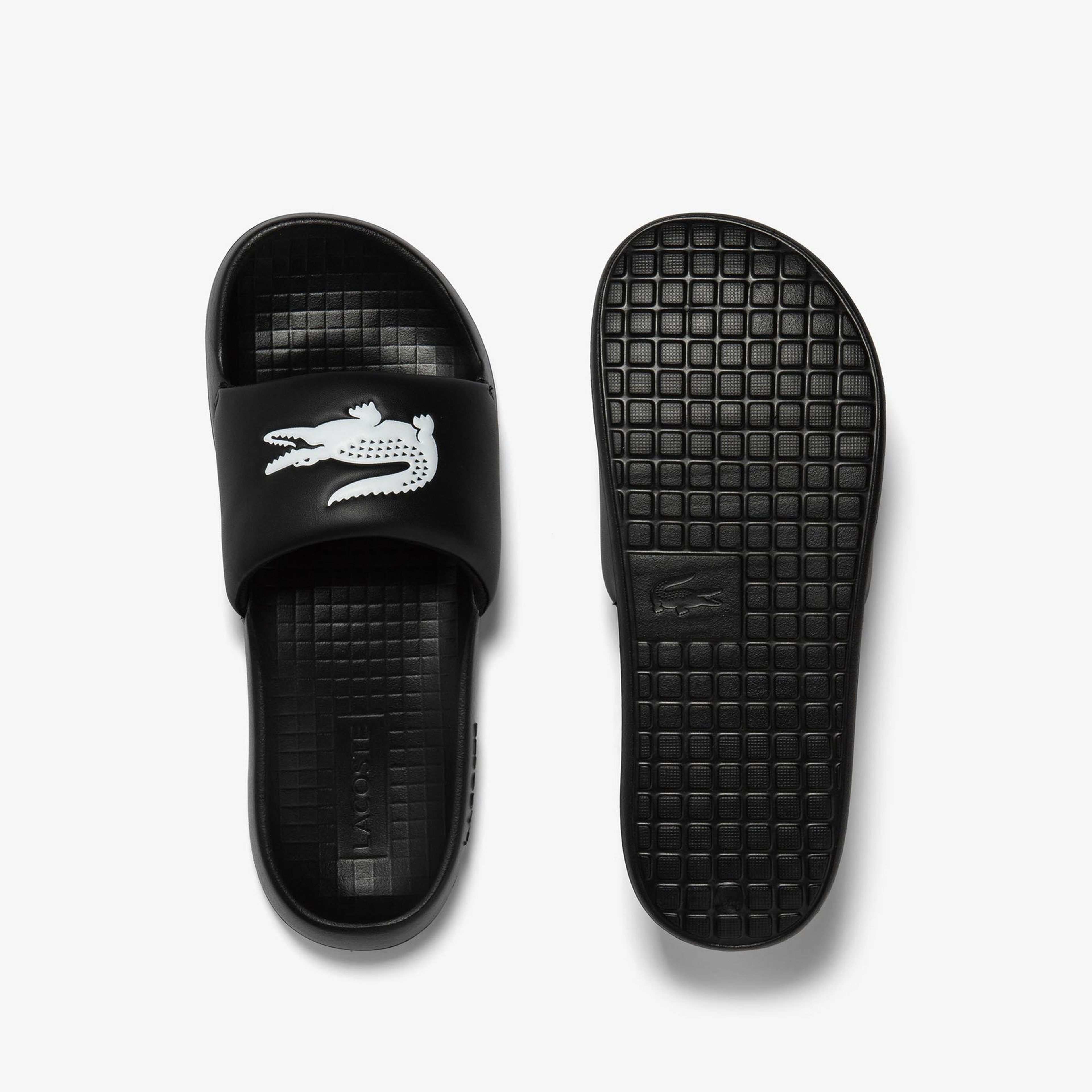 Lacoste Croco 1.0 Kadın Siyah Terlik