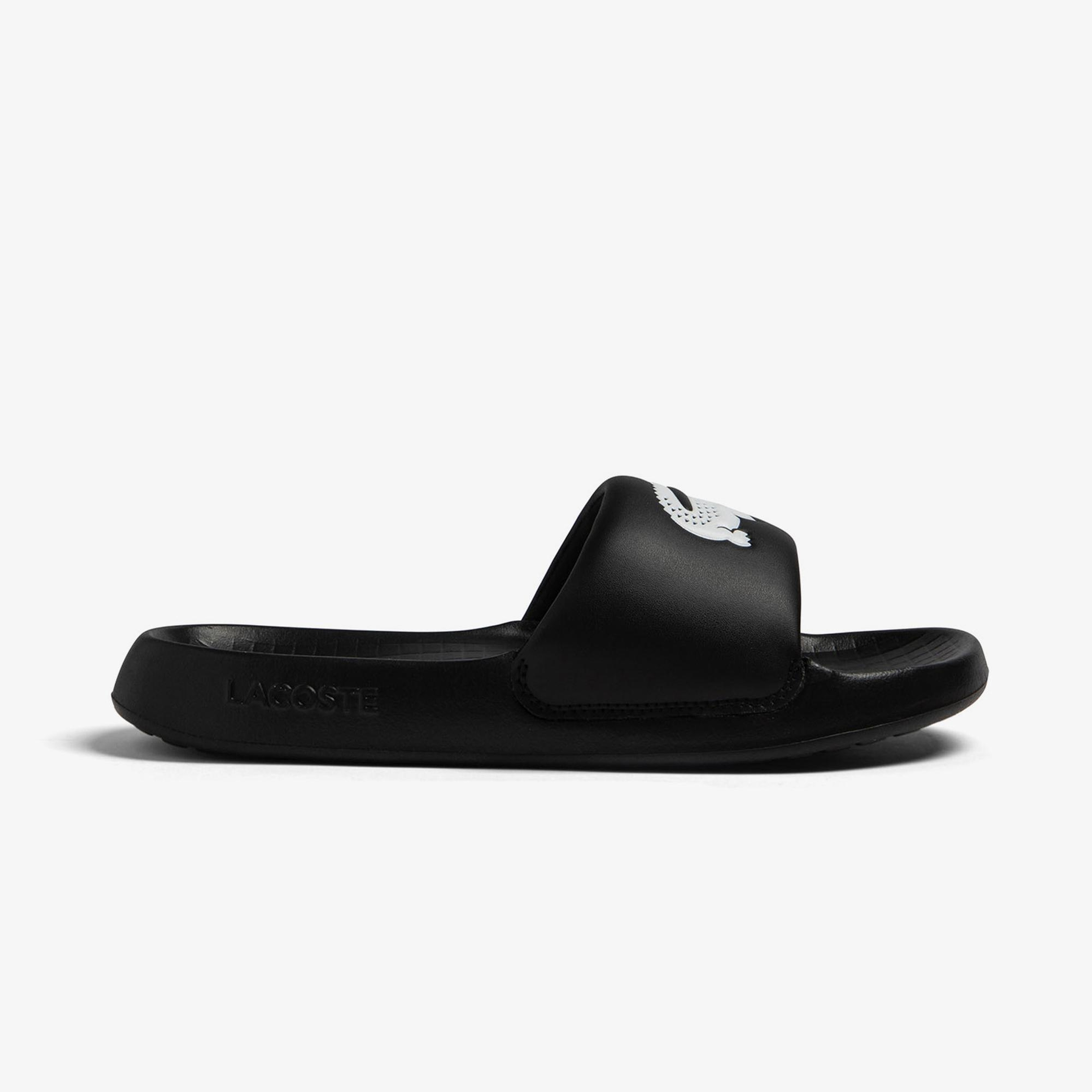 Lacoste Croco 1.0 Kadın Siyah Terlik