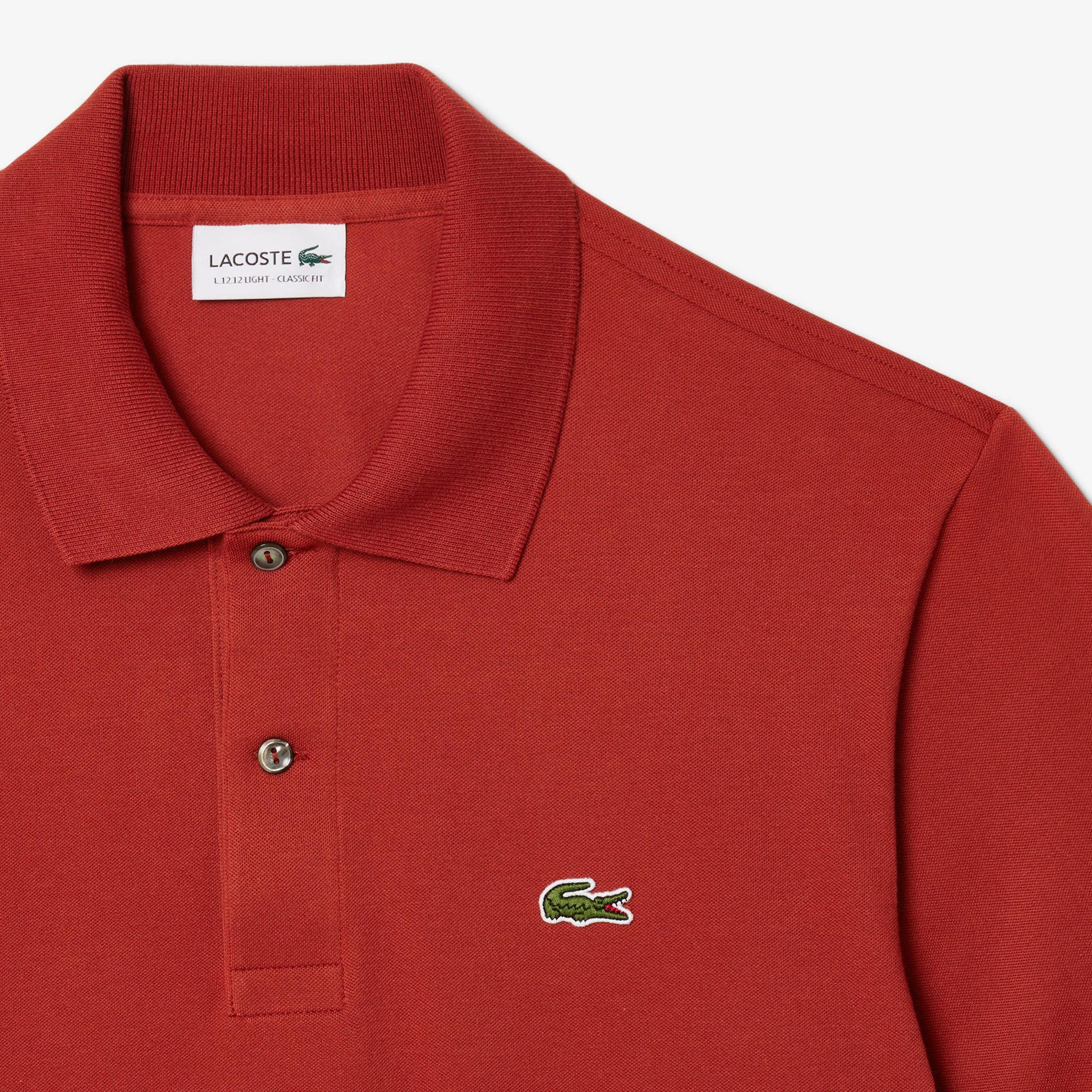 Lacoste L.12.12 Light Erkek Classic Fit Kahverengi Polo