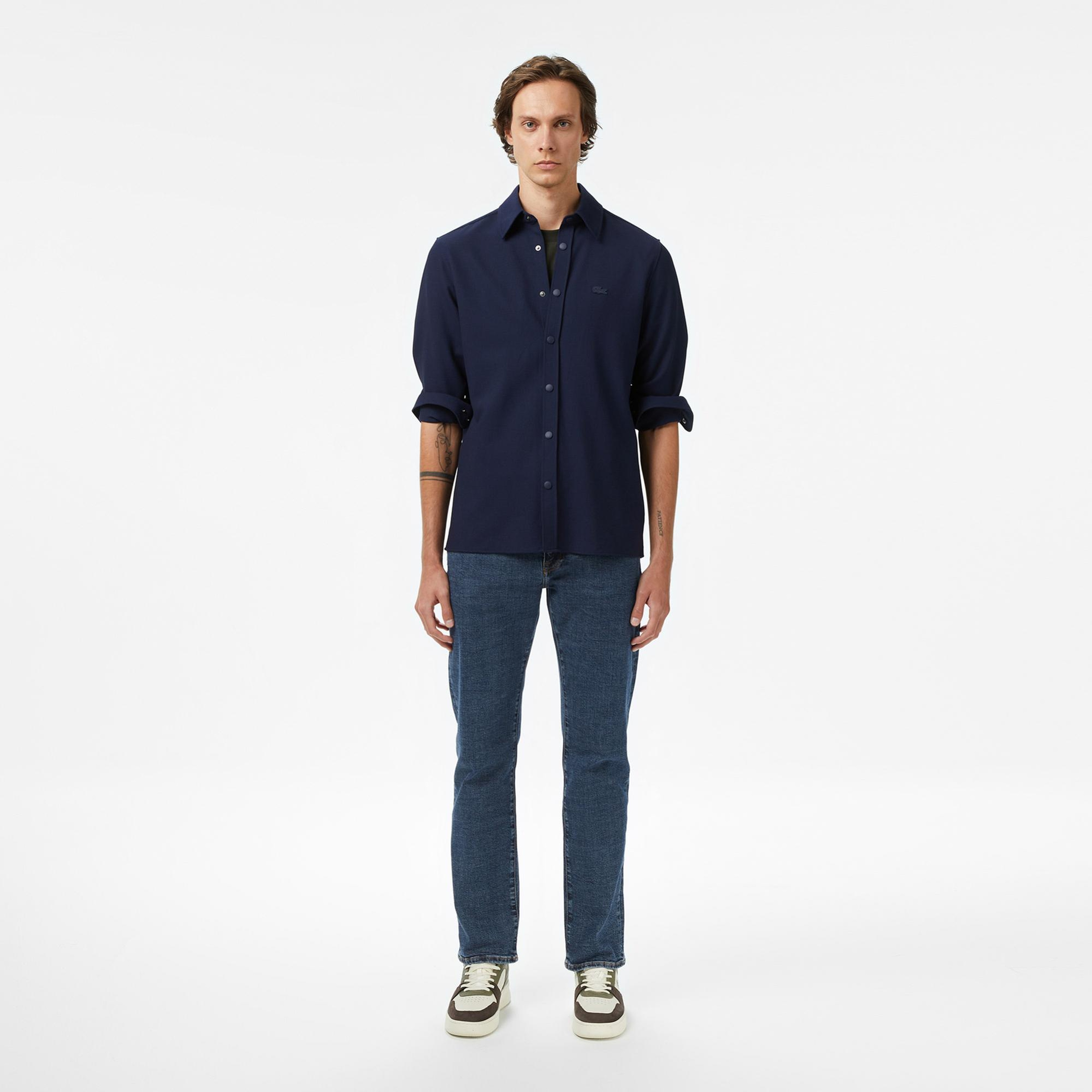 Lacoste Erkek Regular Fit Lacivert Gömlek